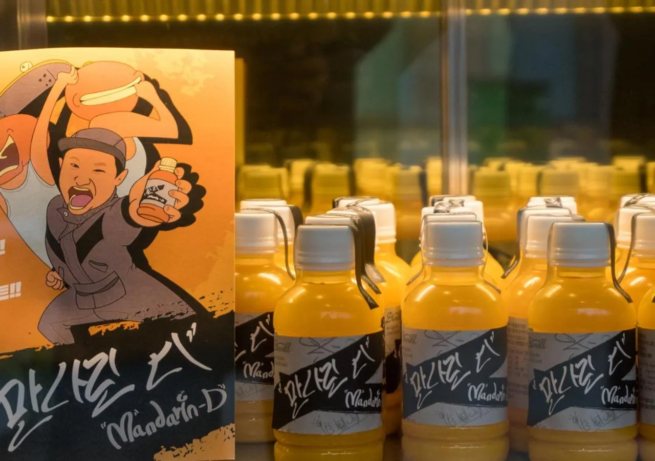 Drinks in Playce Camp Jeju