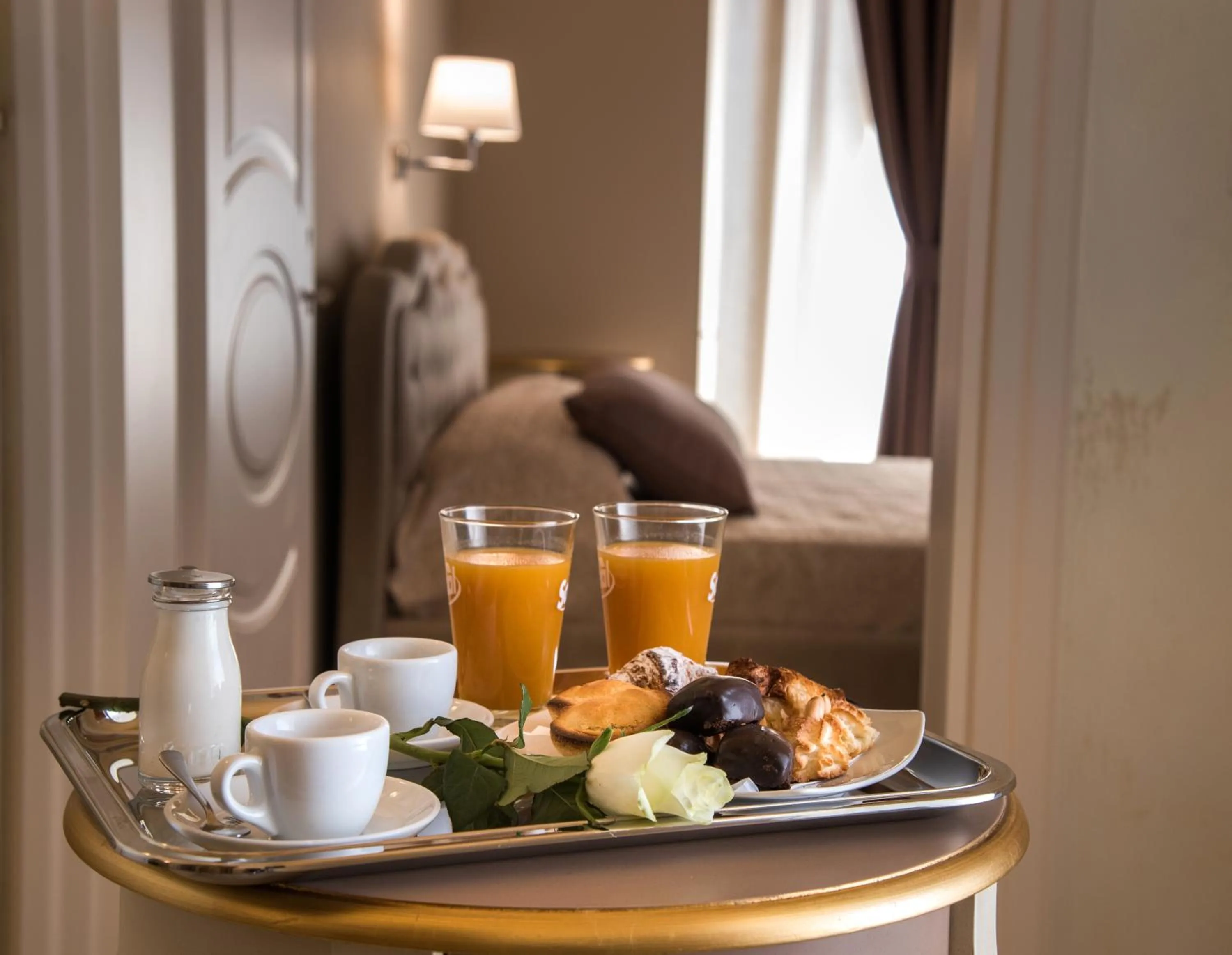 Food and drinks in Palazzo Bove