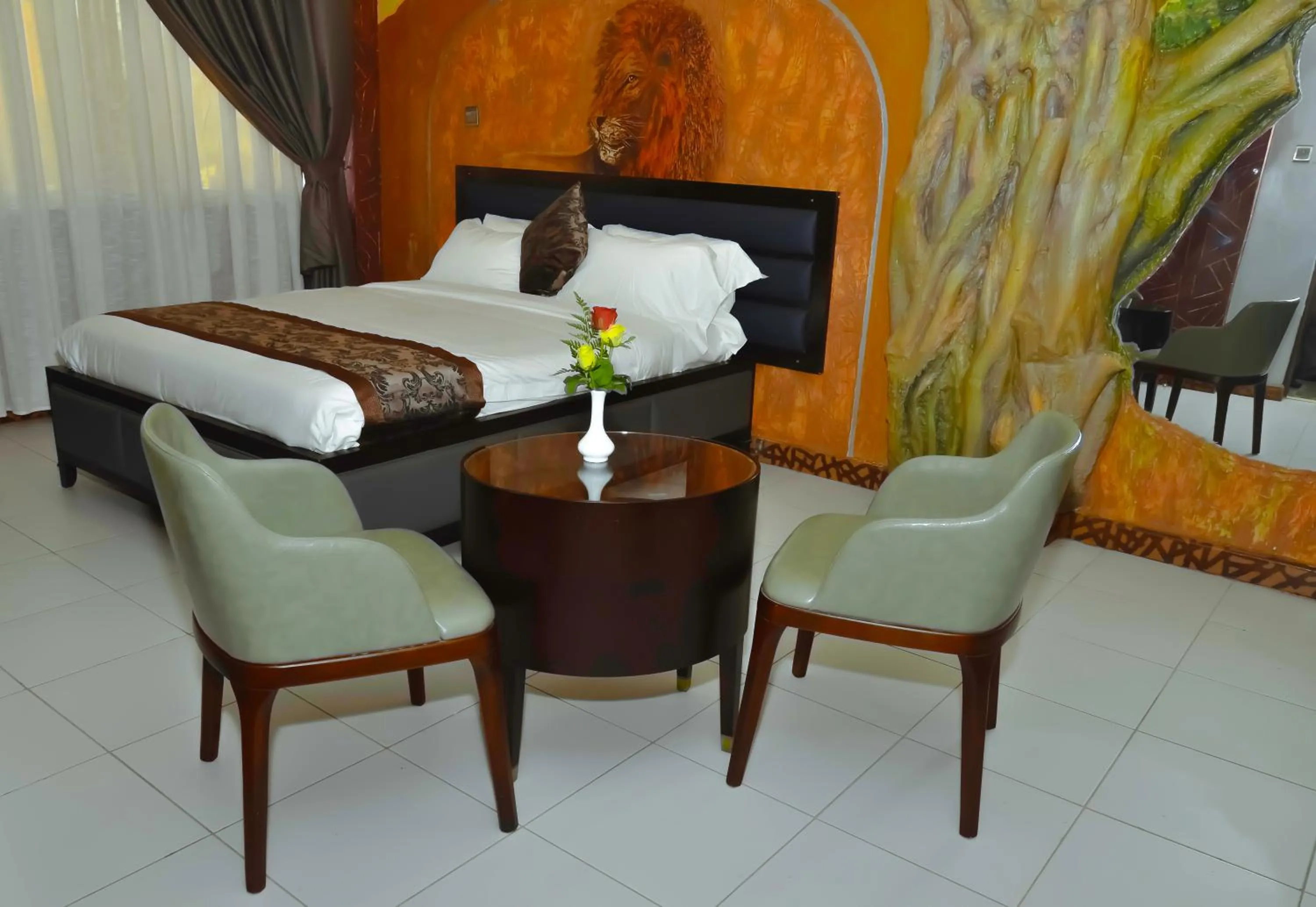 Bed in Lagos Hotel