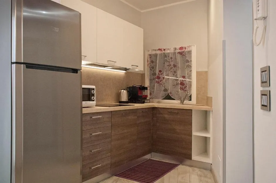 Communal kitchen in B&B Tre passi