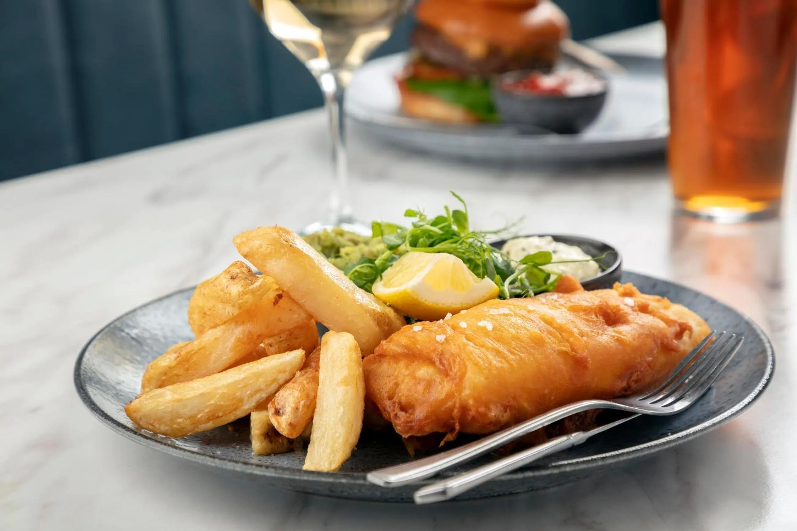 Food and drinks in The Victoria Hotel