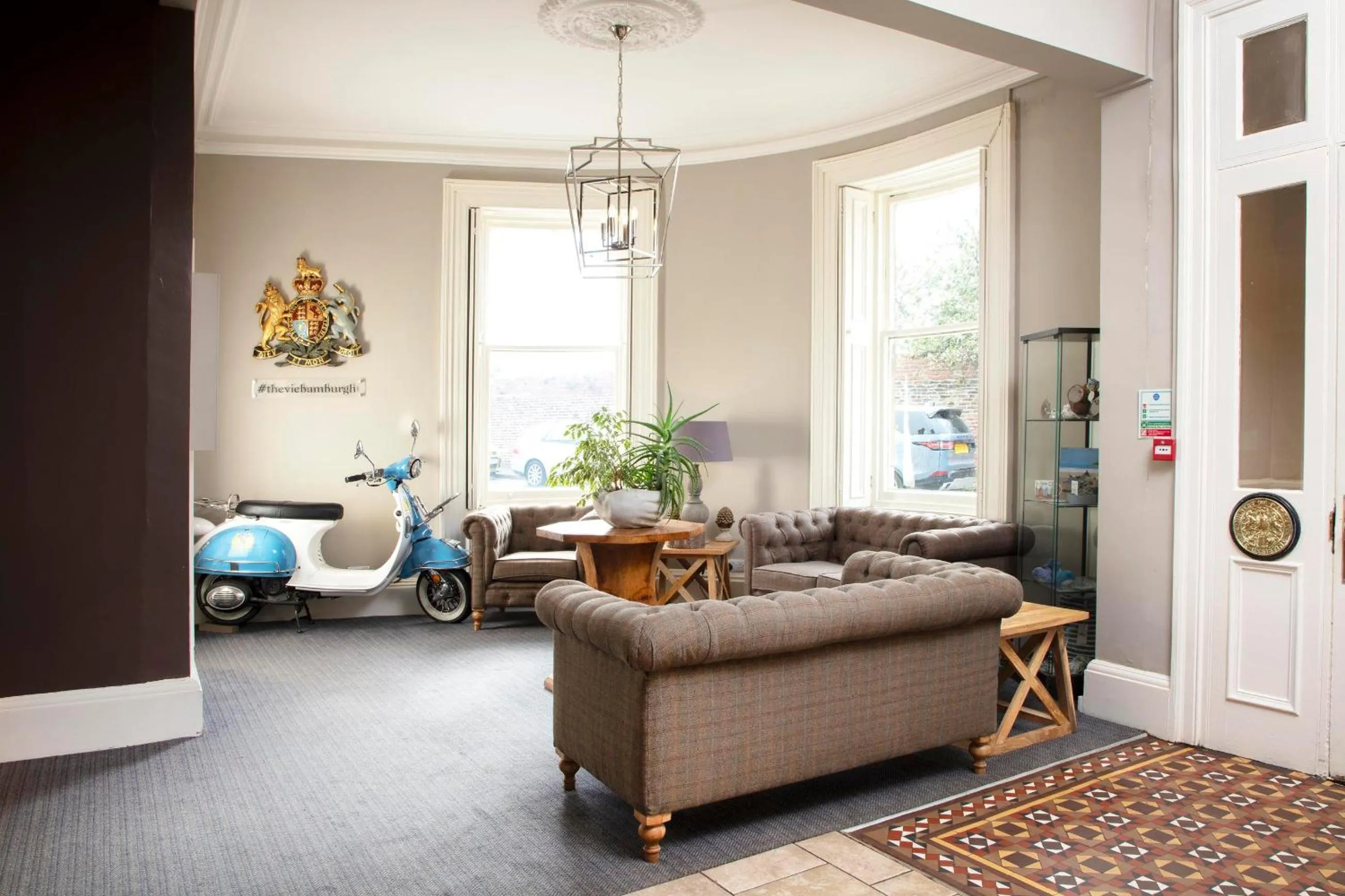 Lobby or reception in The Victoria Hotel