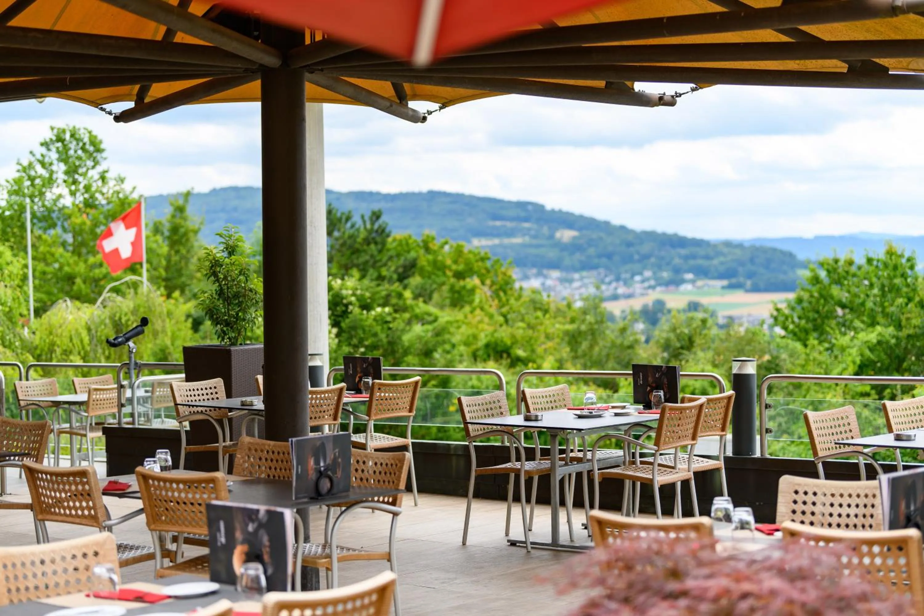 Balcony/Terrace in Mövenpick Hotel Egerkingen