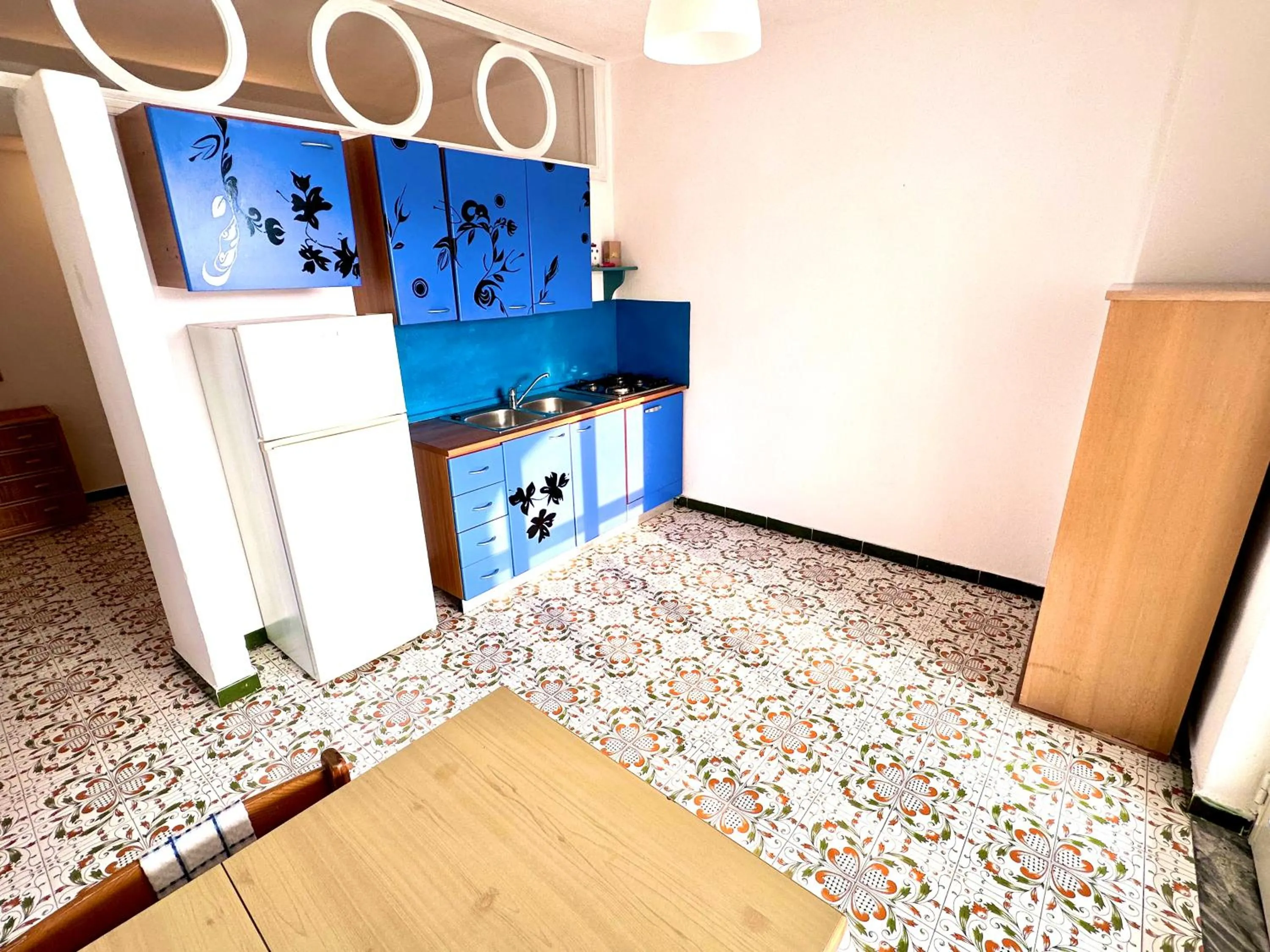 Kitchen or kitchenette, Bed in Casa Assunta