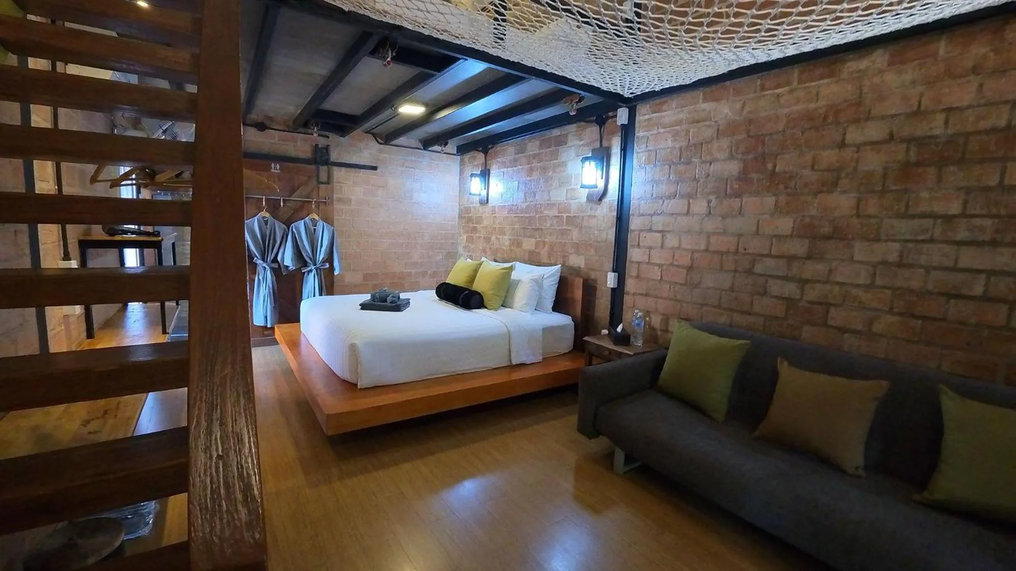Bed in Tolani Riverside Villa