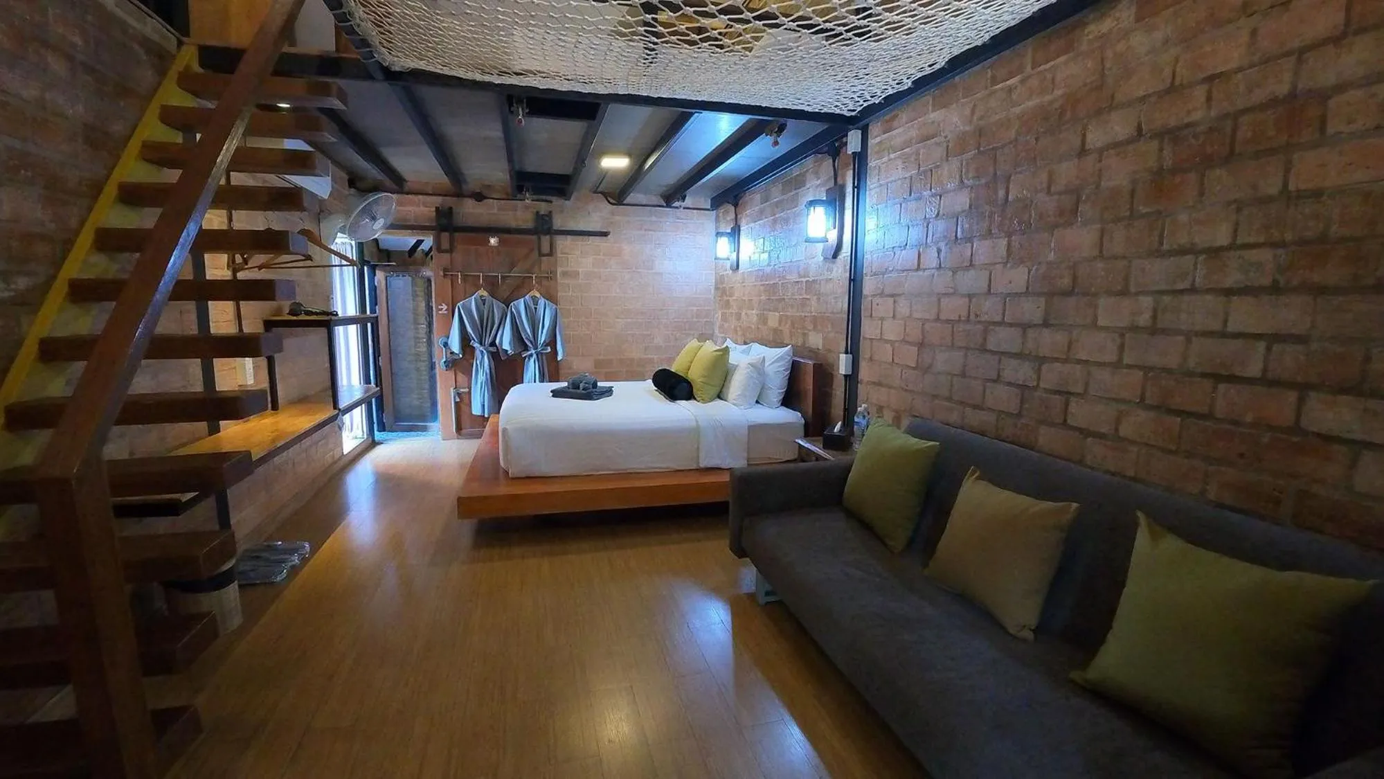 Bed in Tolani Riverside Villa
