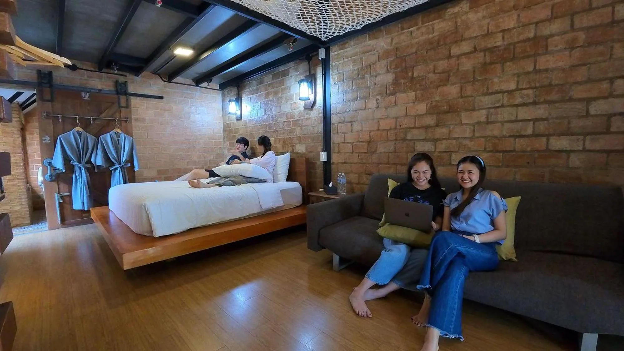 Bed in Tolani Riverside Villa