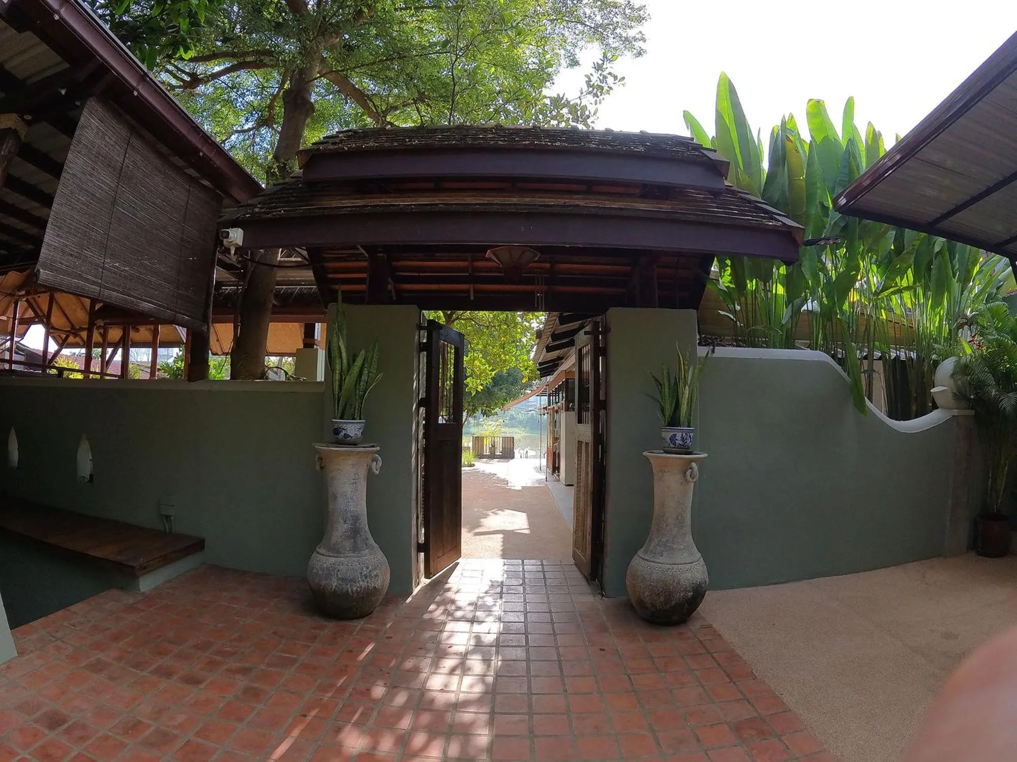Facade/entrance in Tolani Riverside Villa