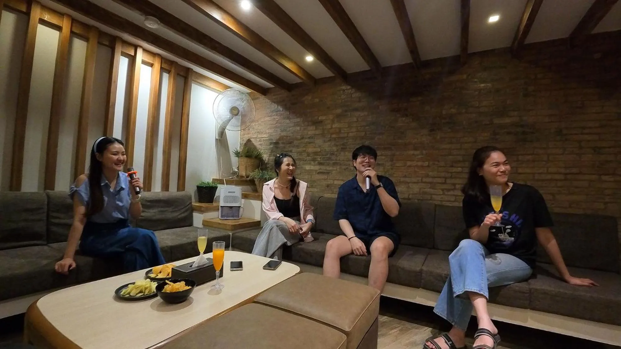 Karaoke in Tolani Riverside Villa