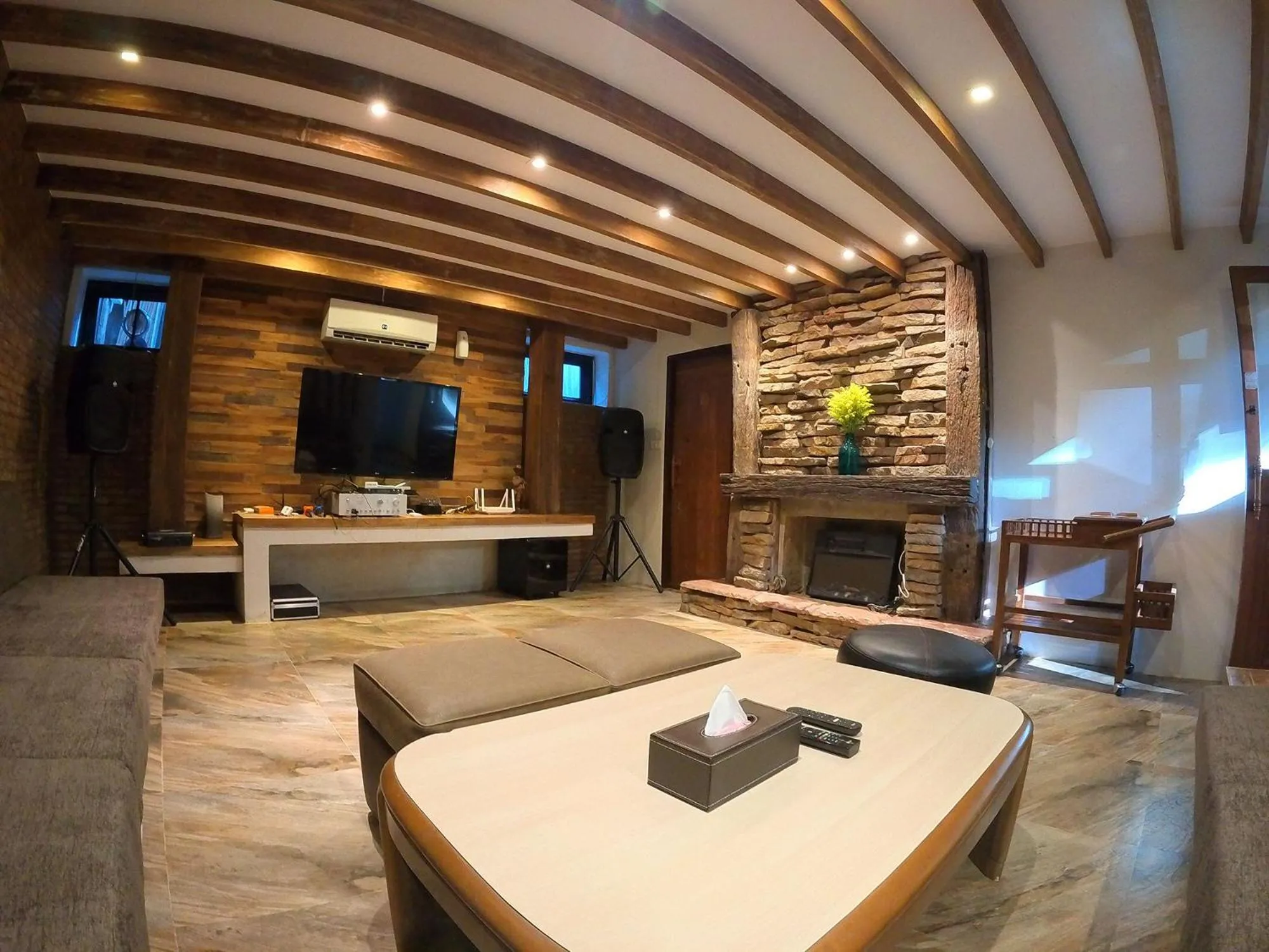 Karaoke in Tolani Riverside Villa