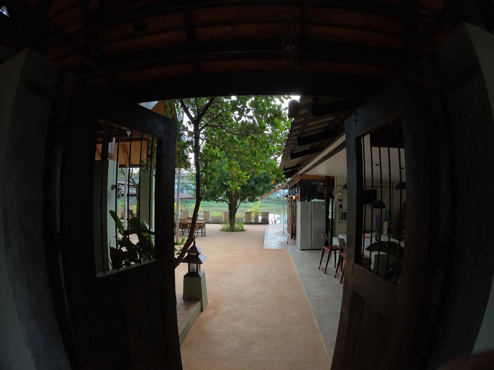 Garden in Tolani Riverside Villa