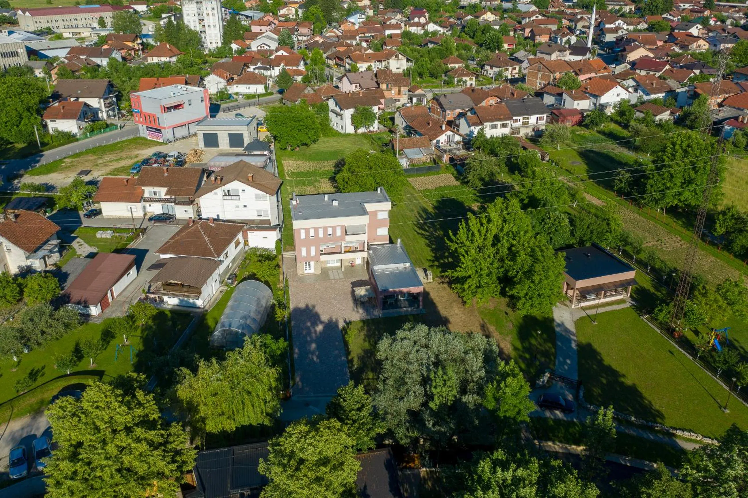 Bird's eye view in Apartment Vila Tara
