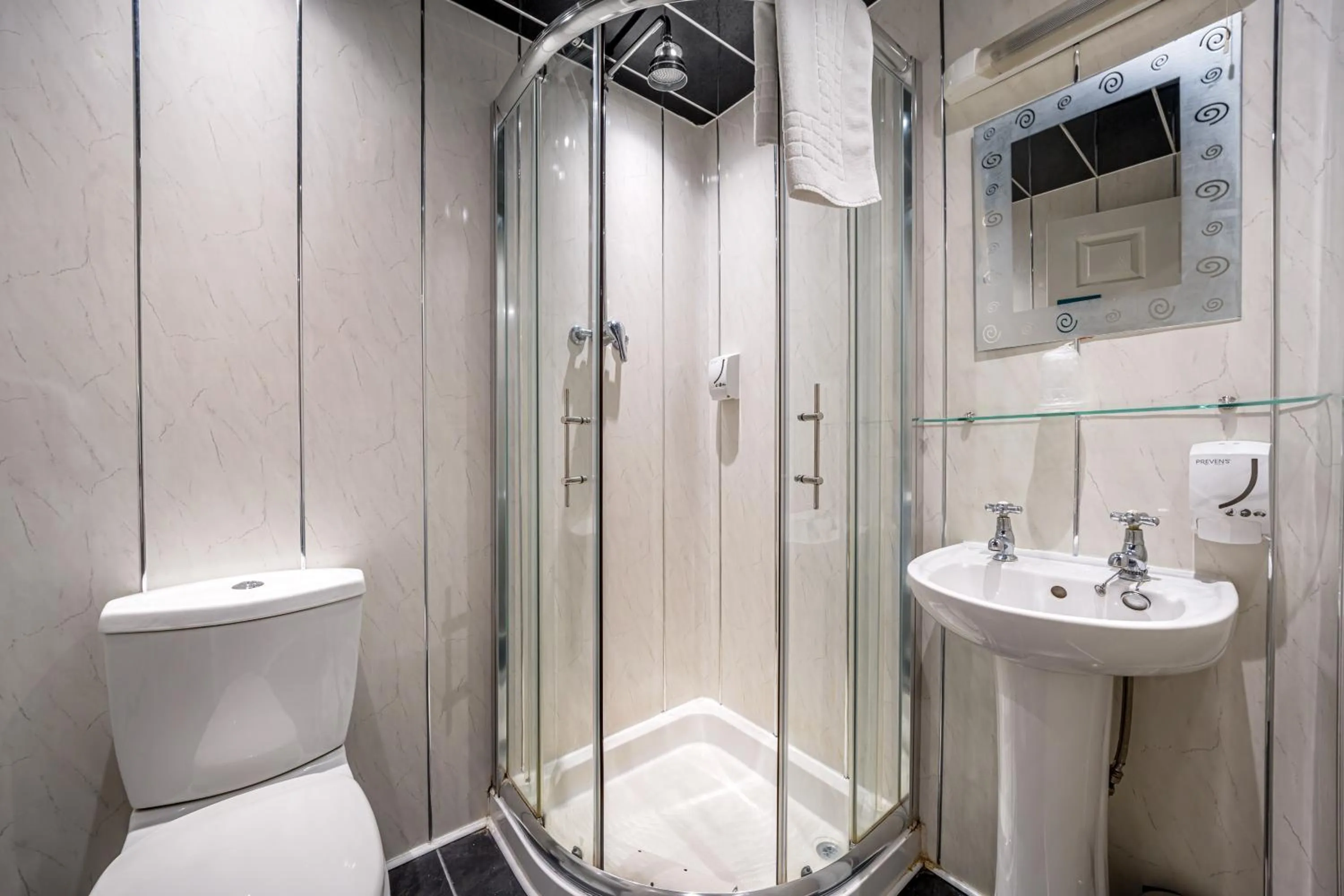 Bathroom in Bluewaters Hotel Blackpool