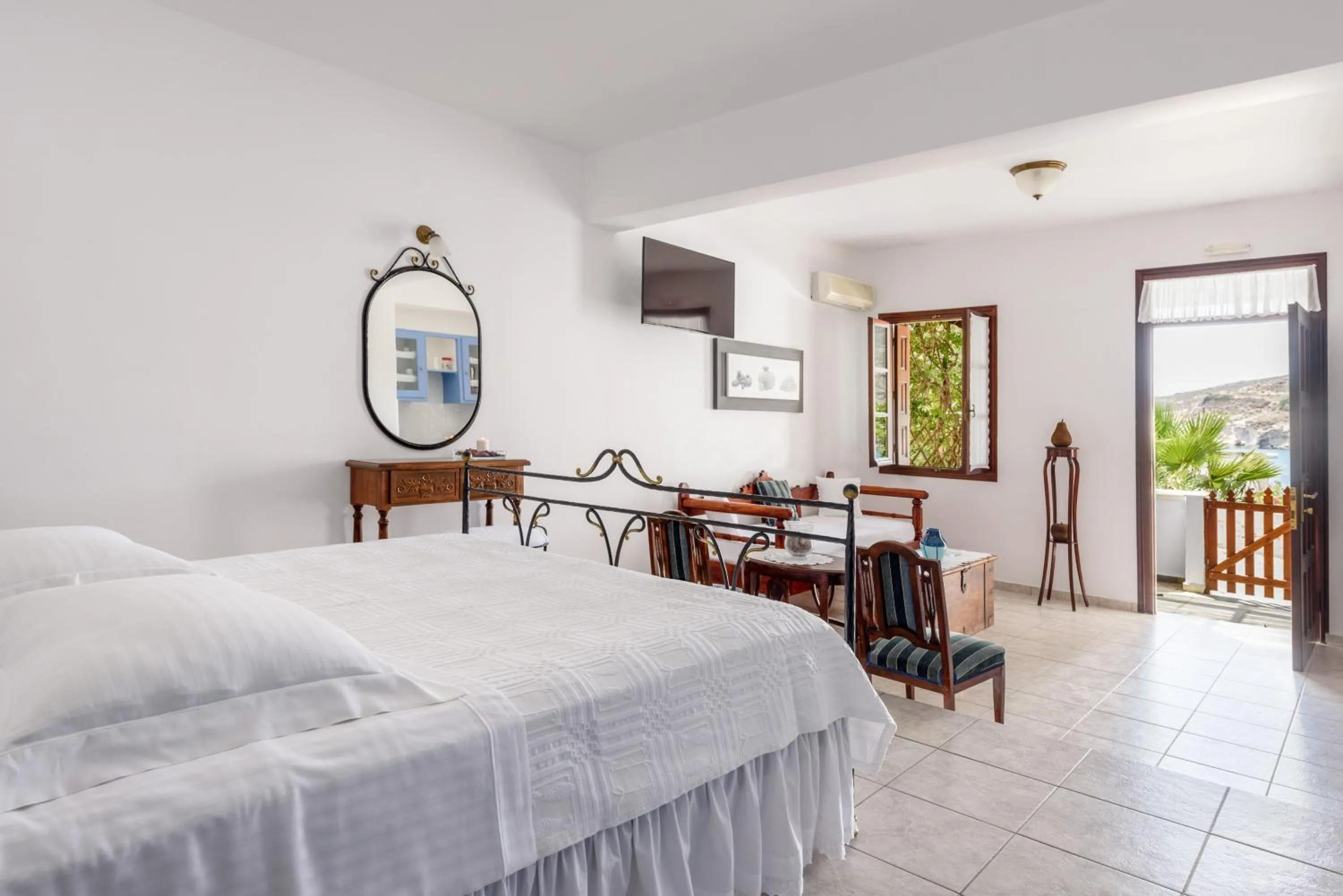 Bedroom, Bed in Villa Notos