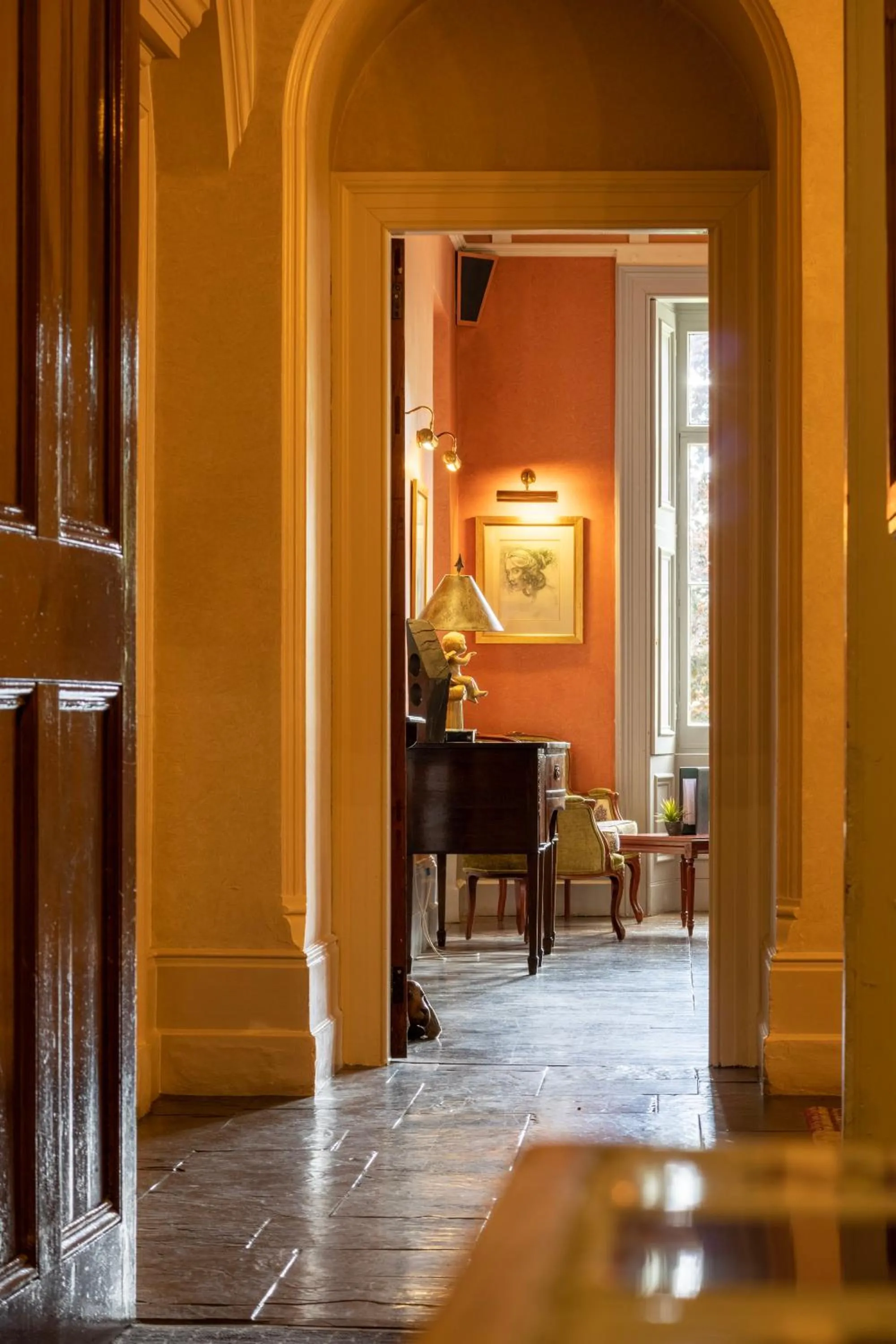 Living room in The Falcondale Country House Hotel