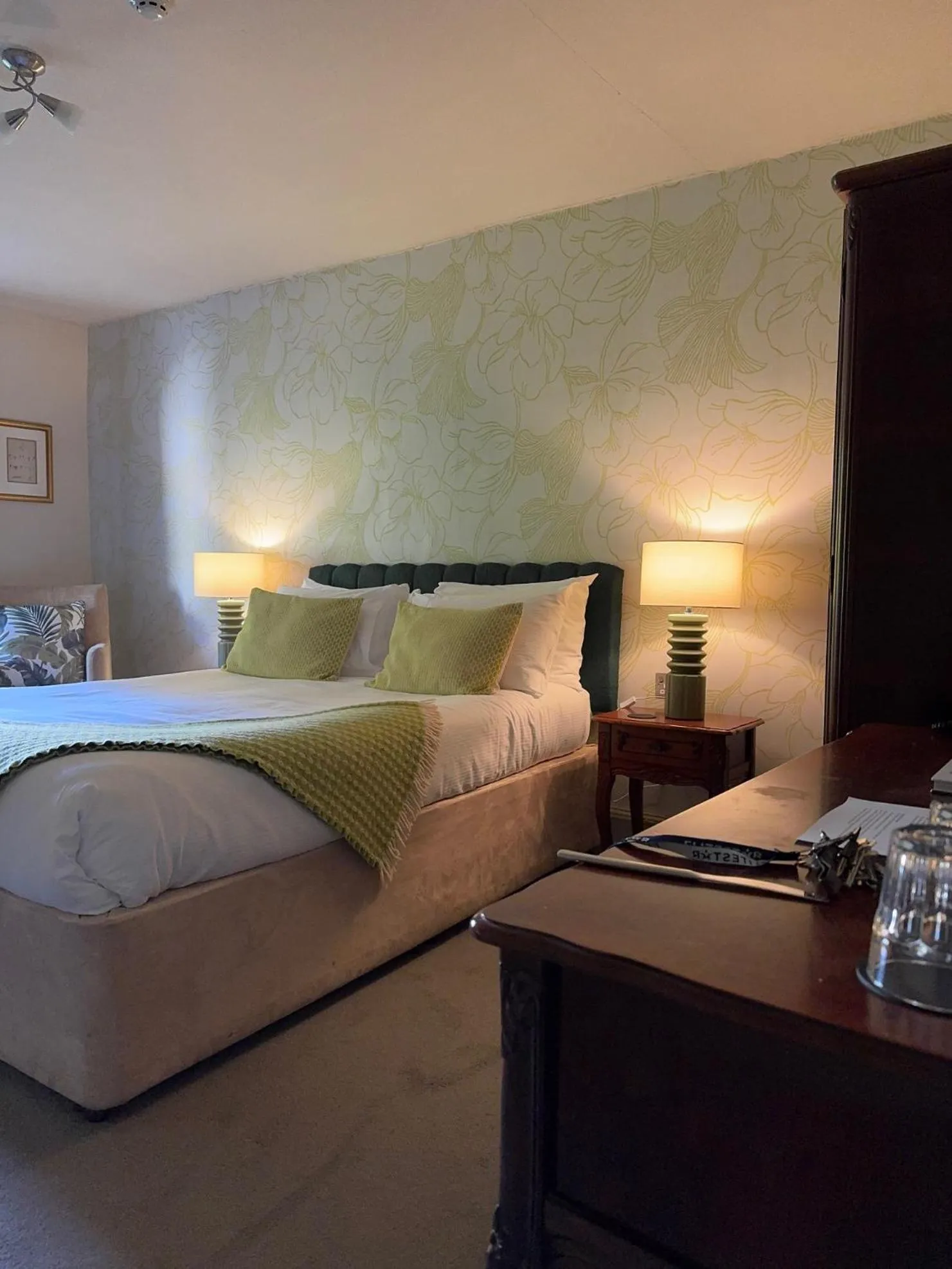 Bed in The Falcondale Country House Hotel