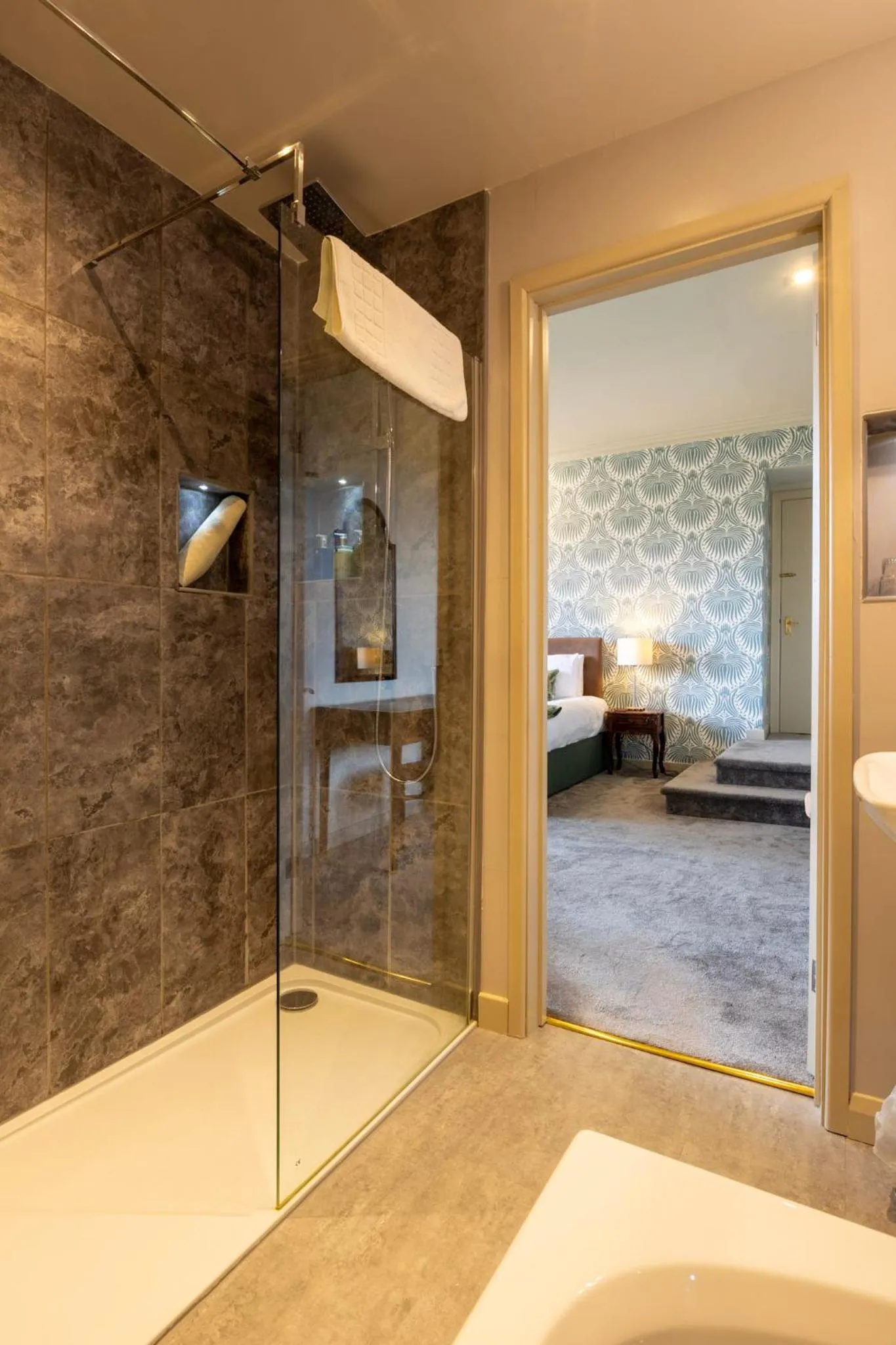 Bed in The Falcondale Country House Hotel