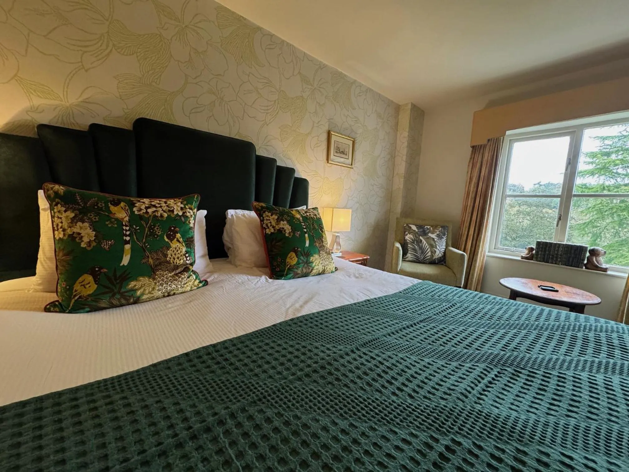 Bed in The Falcondale Country House Hotel
