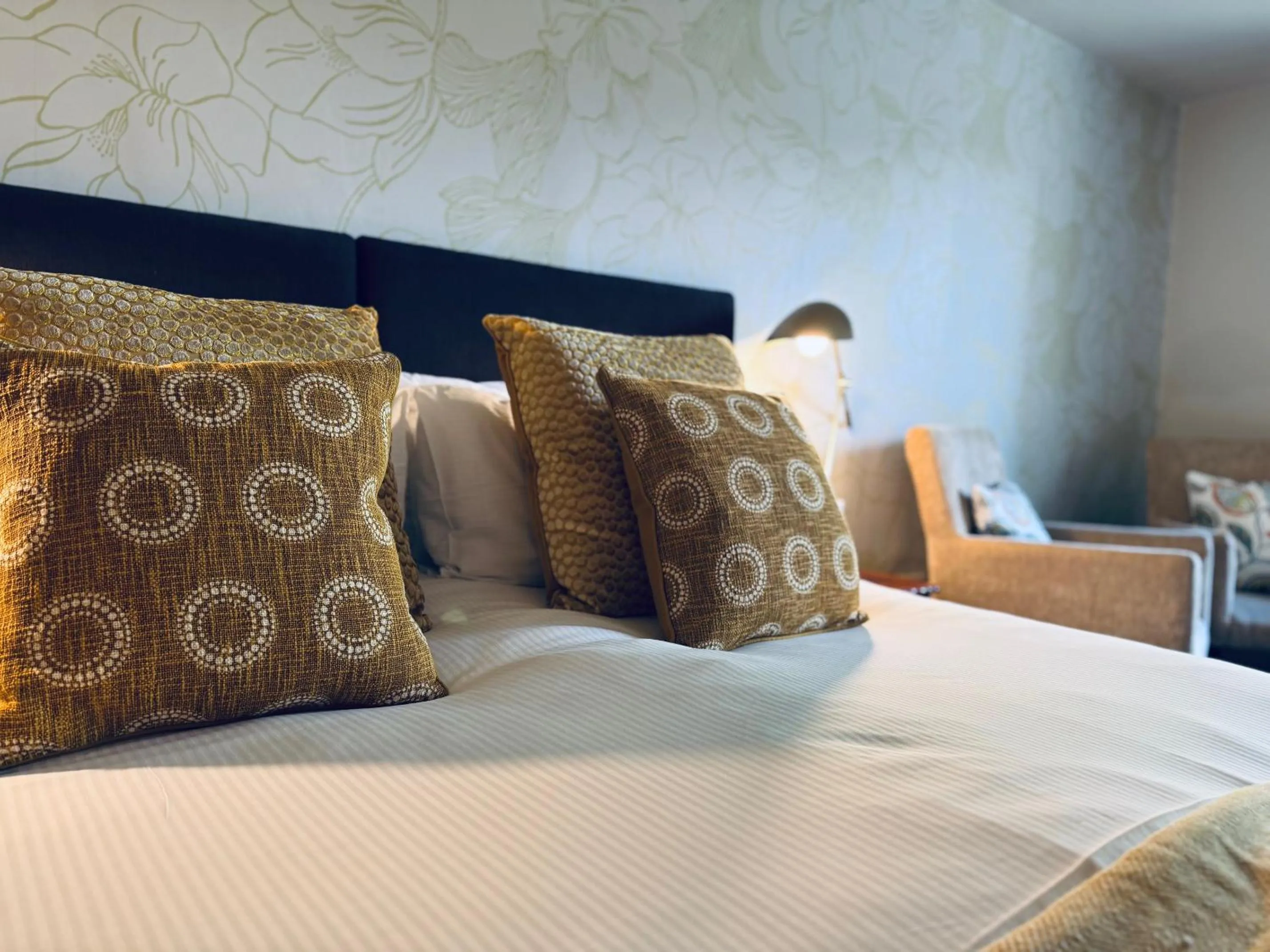 Bed in The Falcondale Country House Hotel