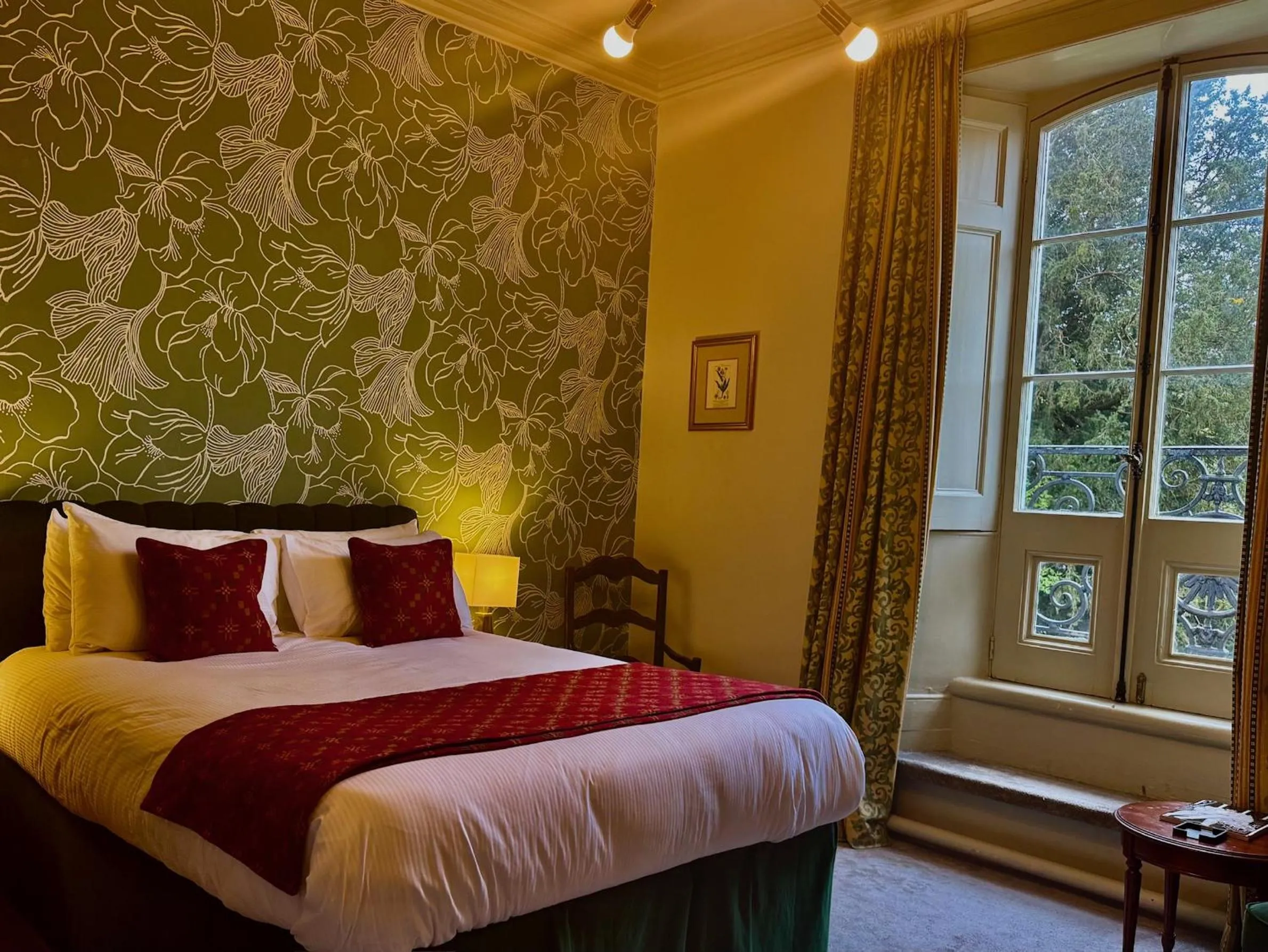 Bed in The Falcondale Country House Hotel