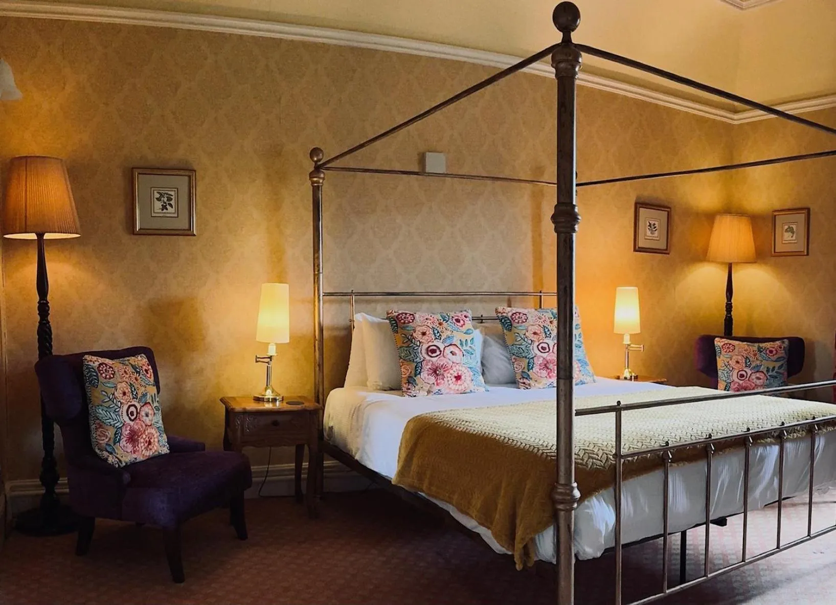 Bedroom, Bed in The Falcondale Country House Hotel