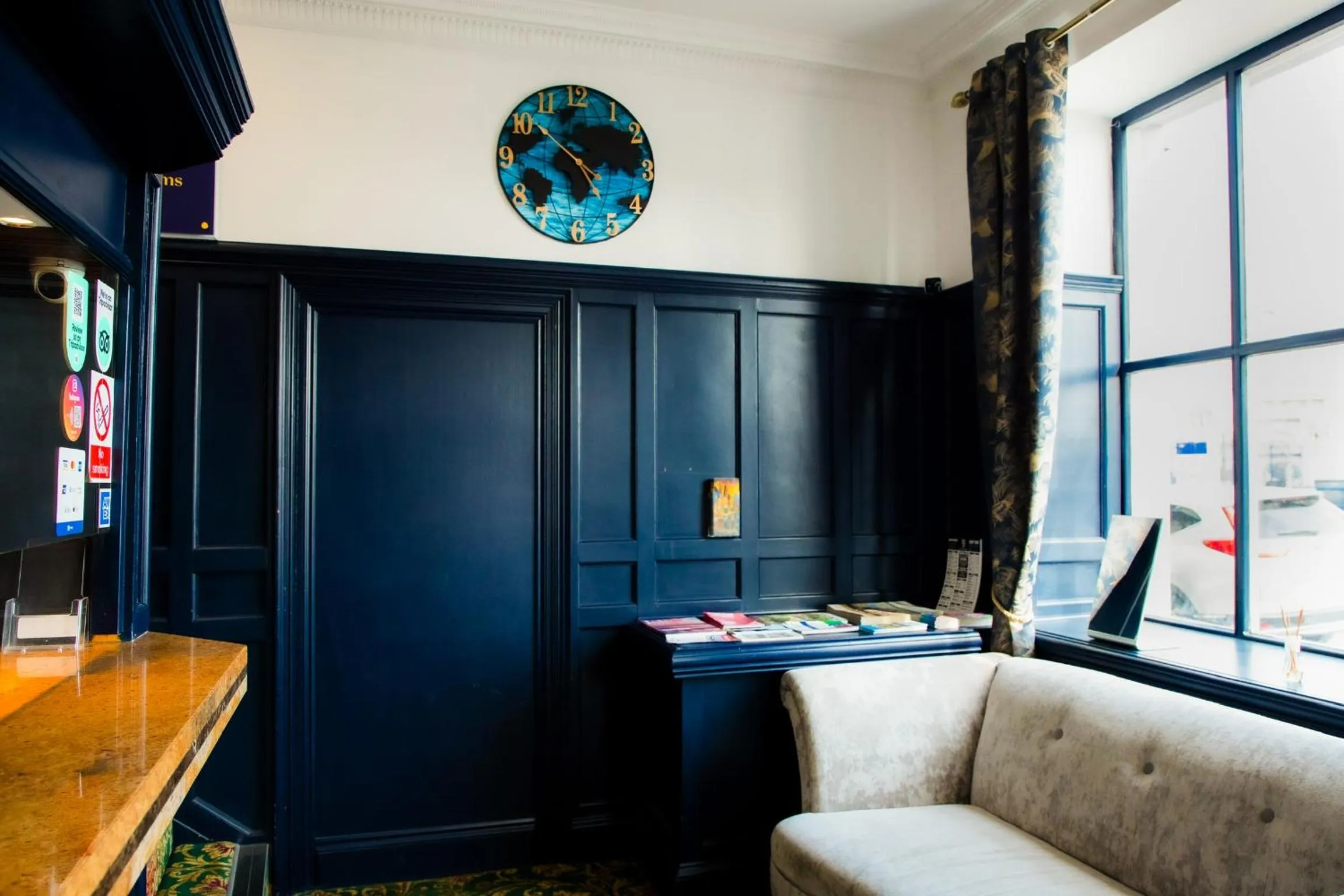 Seating area in The Royal Oak Hotel