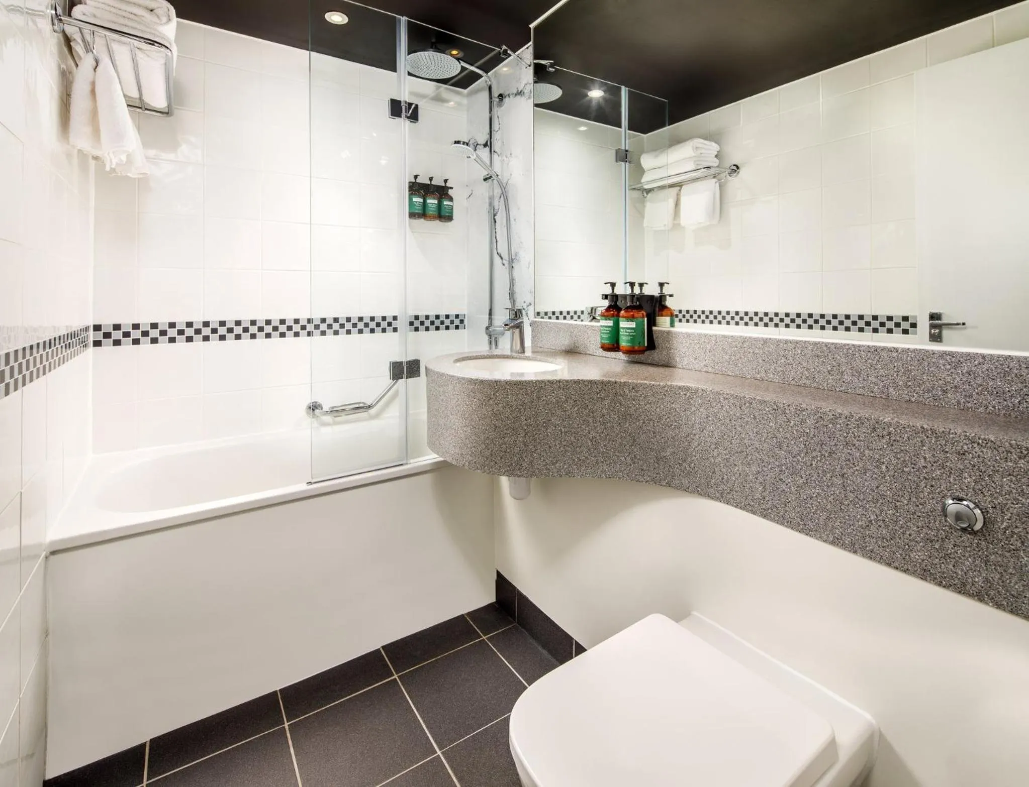 Bathroom in Crowne Plaza Manchester Airport by IHG