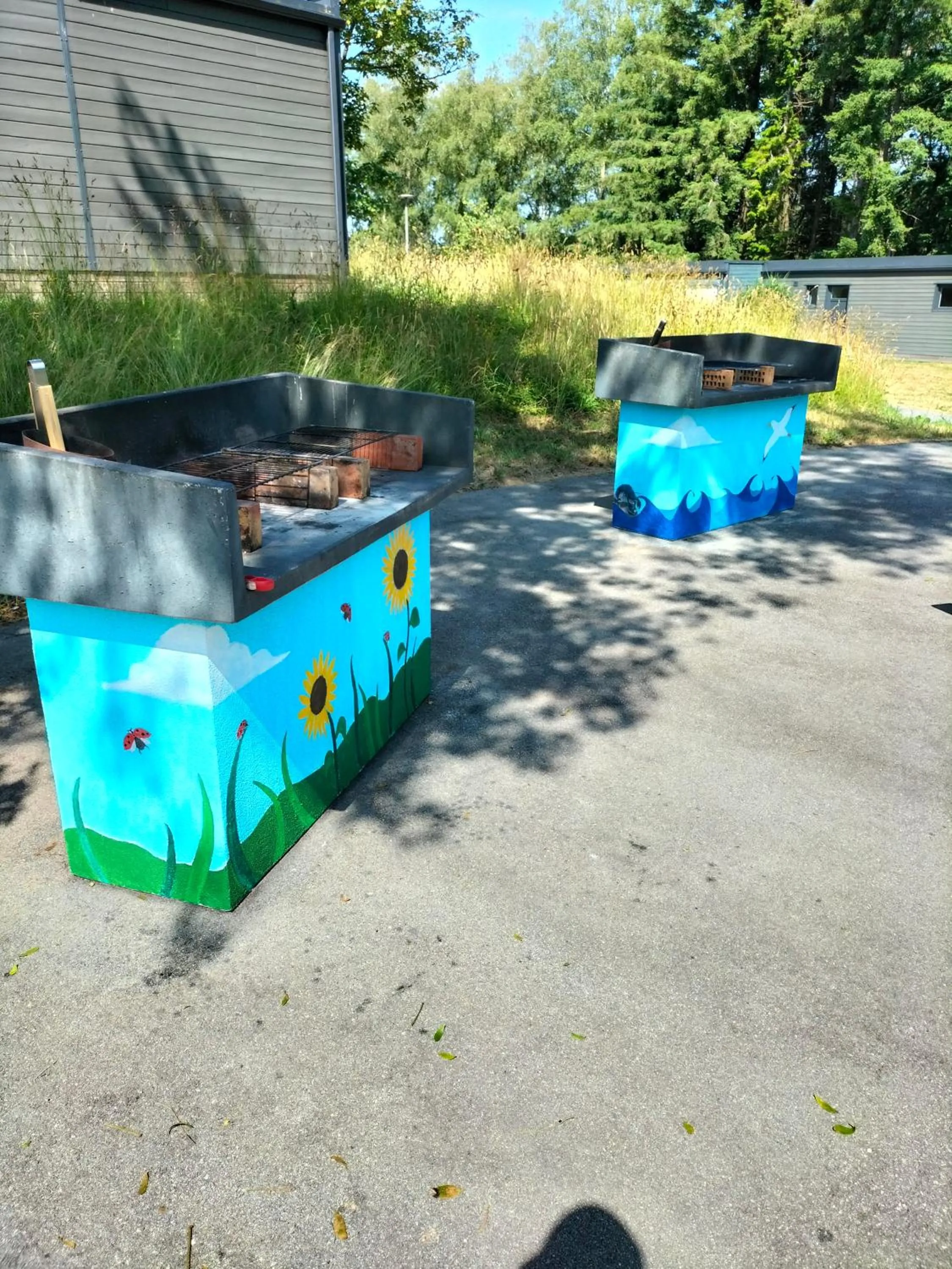 BBQ facilities in Terres de France - Le Domaine du Moulin Neuf