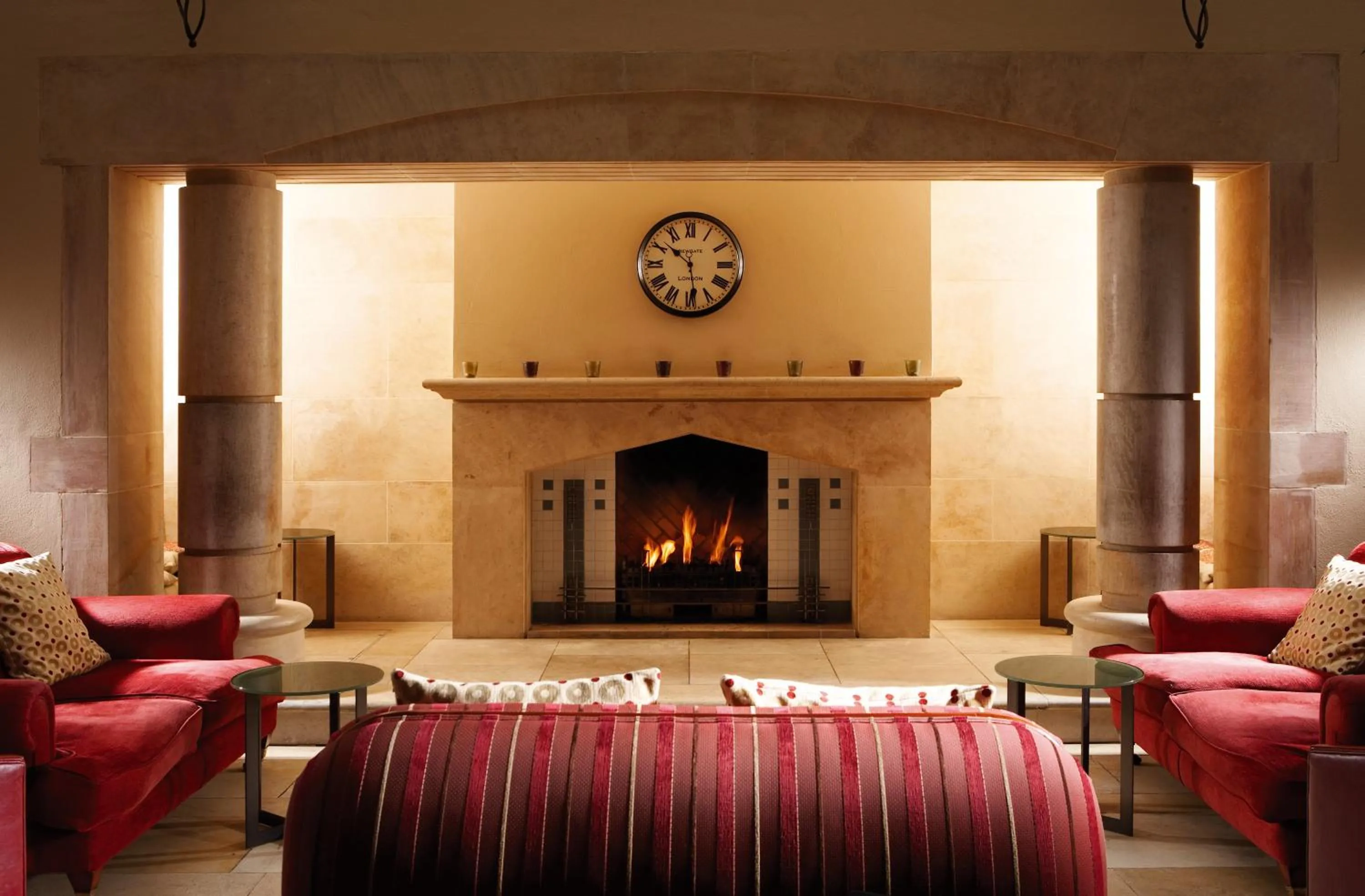 Lounge or bar in Fanhams Hall, Exclusive Collection