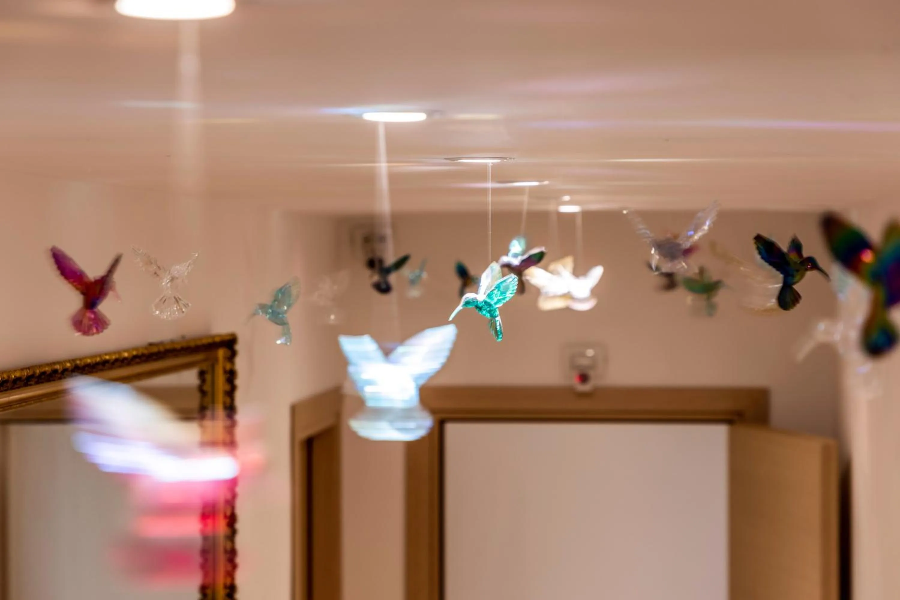 Decorative detail in Colibrì Prestige Rooms - Roman Ruins View