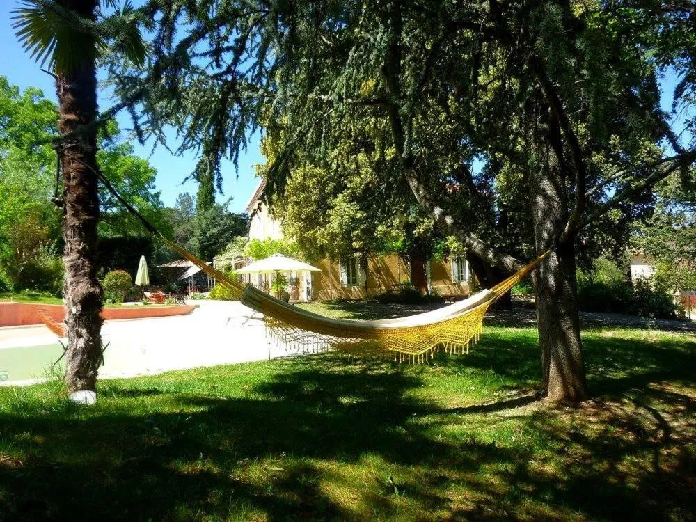 Garden view in Le Fer en Cèze