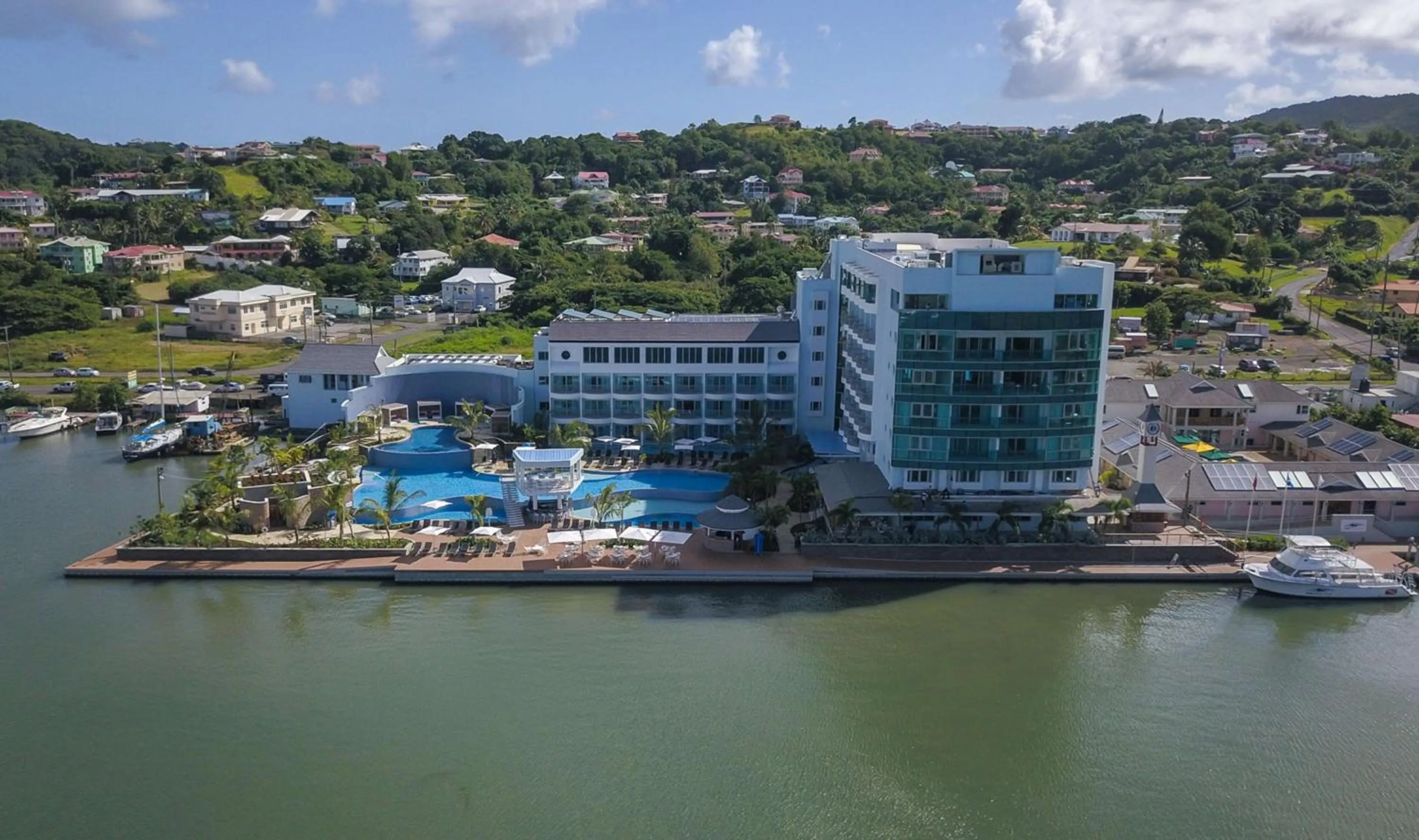 Property building in Harbor Club St Lucia, Curio Collection by Hilton