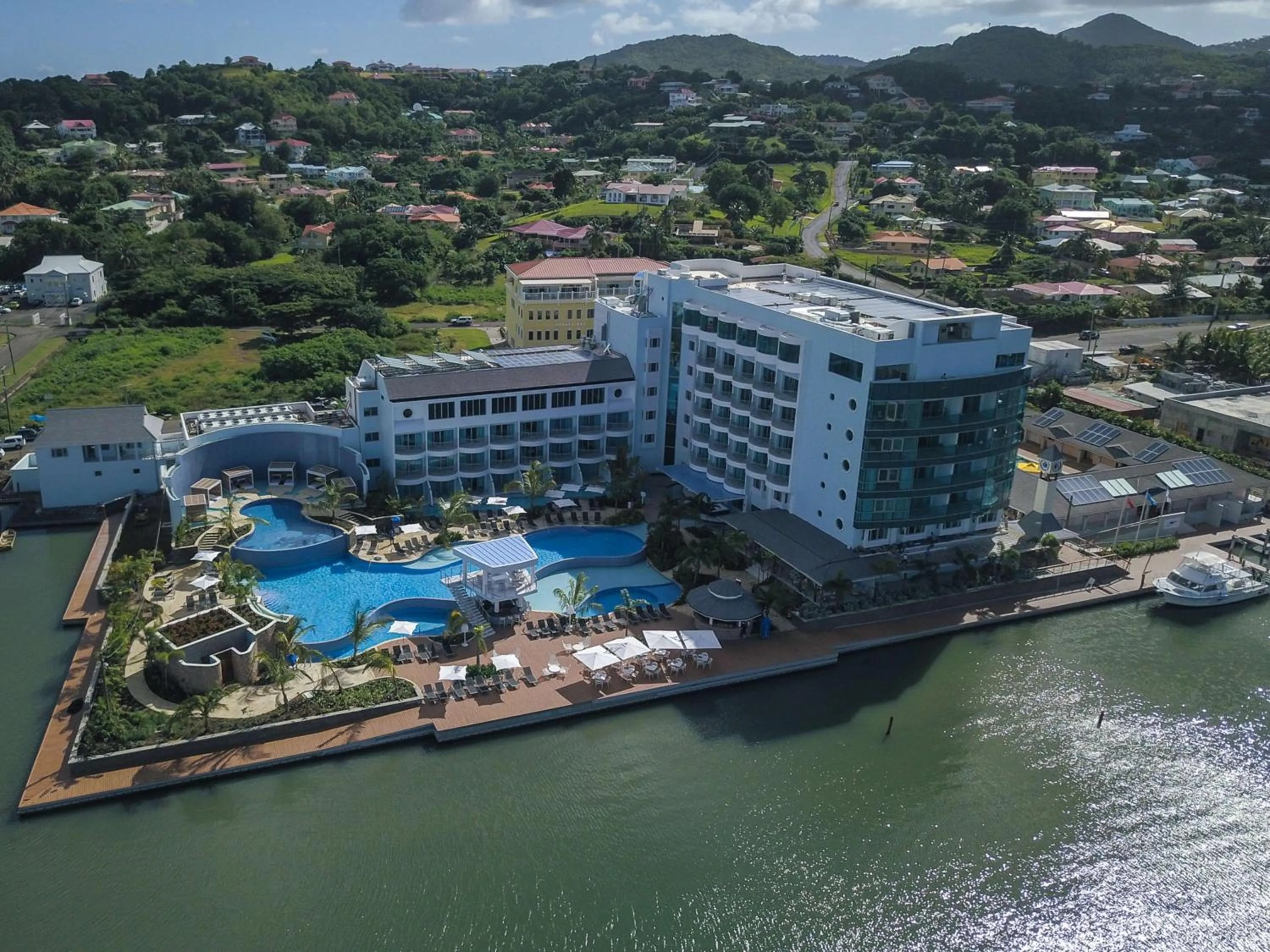 Property building in Harbor Club St Lucia, Curio Collection by Hilton