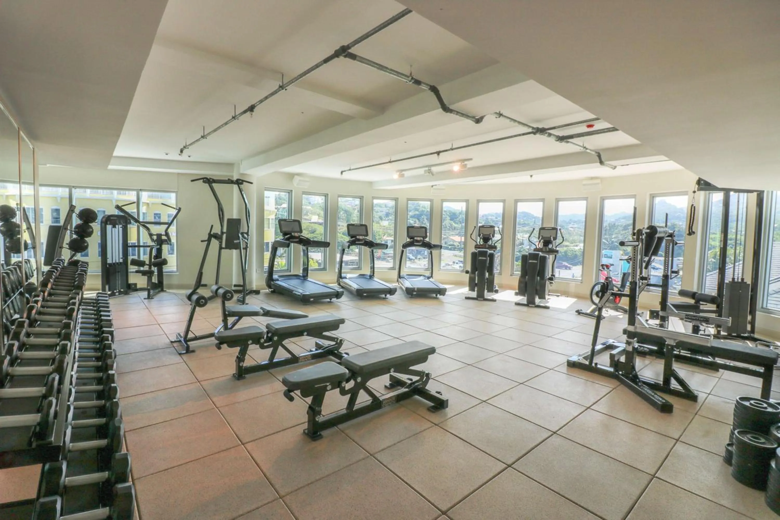 Fitness centre/facilities in Harbor Club St Lucia, Curio Collection by Hilton