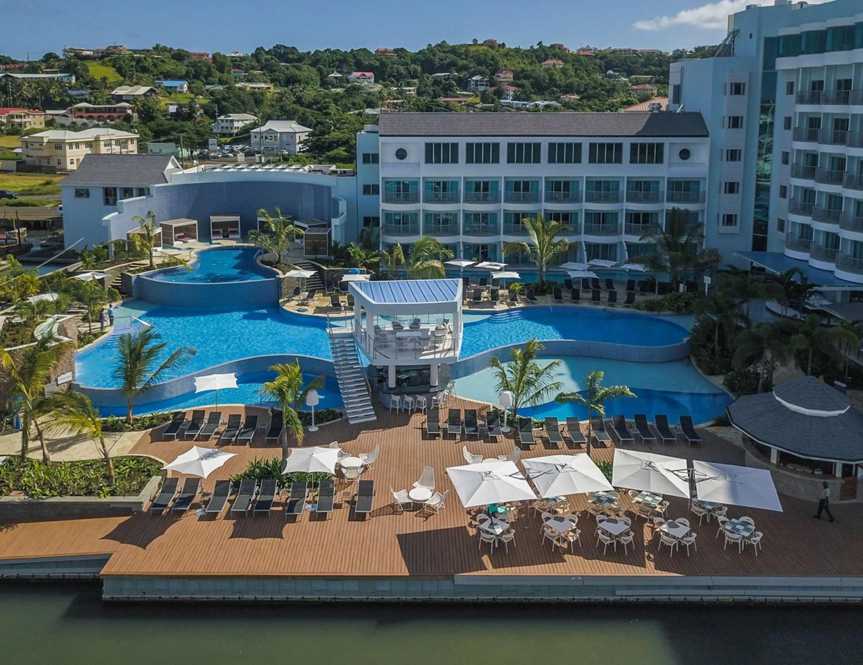 Property building in Harbor Club St Lucia, Curio Collection by Hilton
