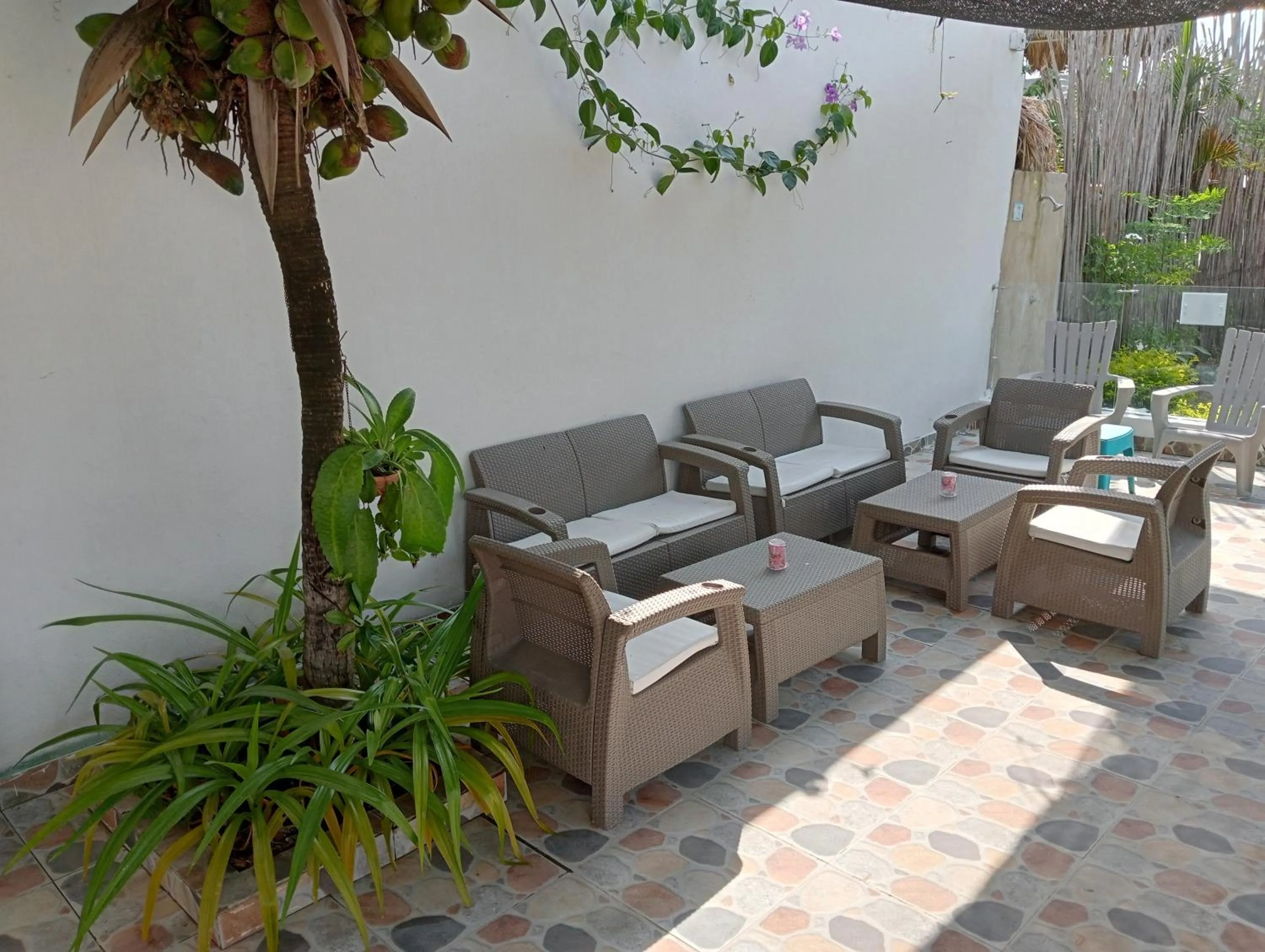 Patio in Hotel Sunset Beach