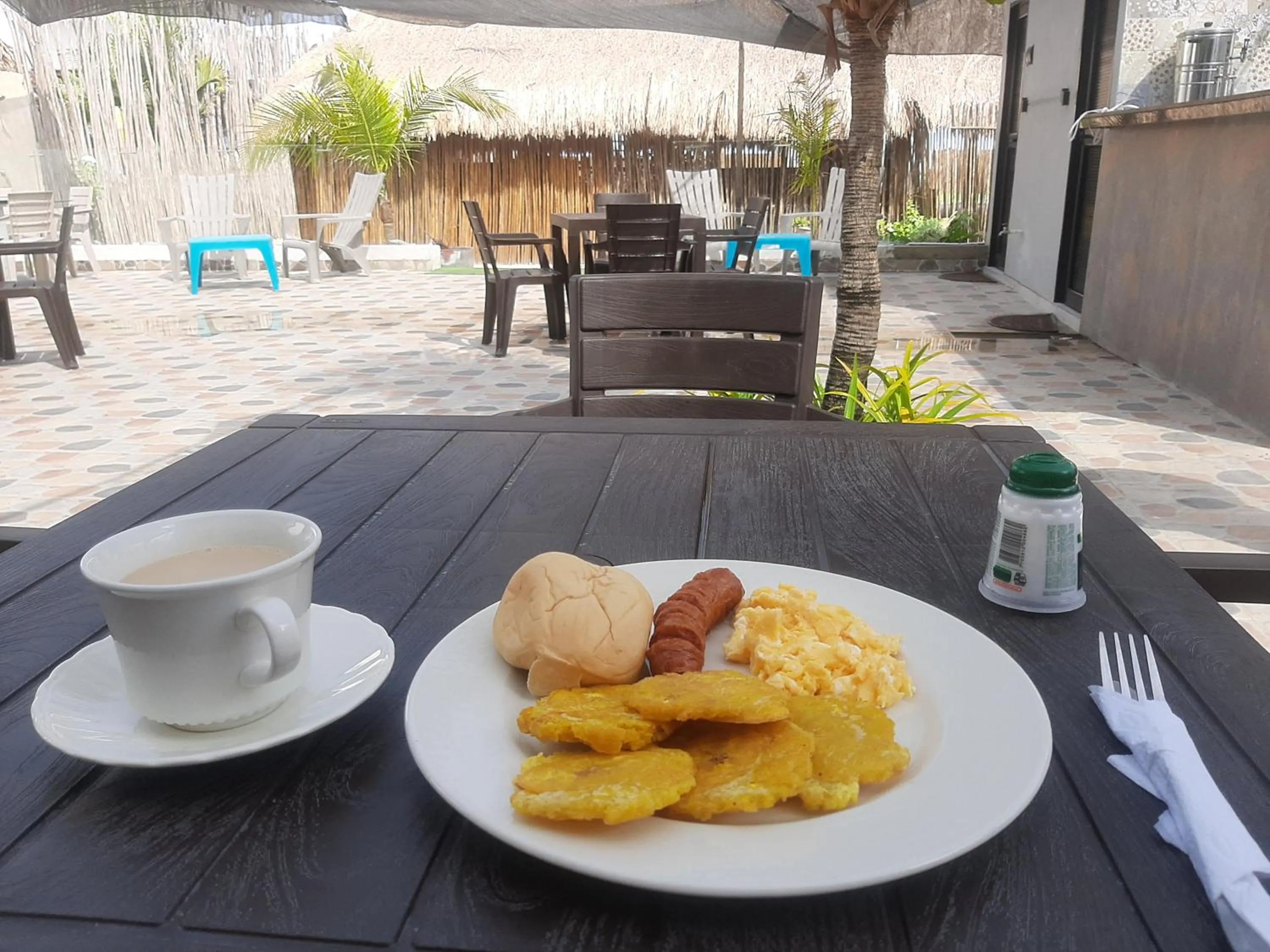 Patio in Hotel Sunset Beach