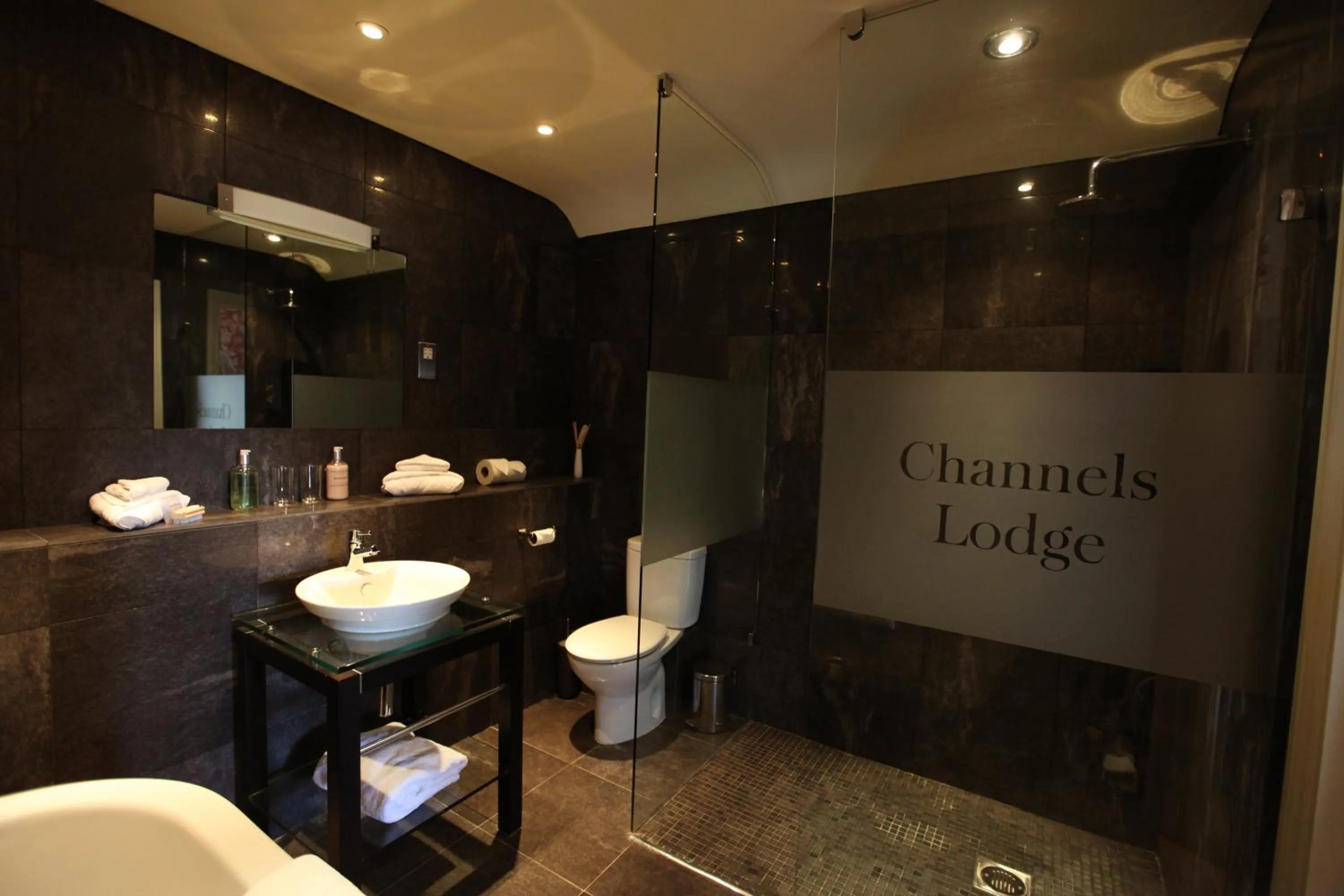 Bathroom in Channels Hotel