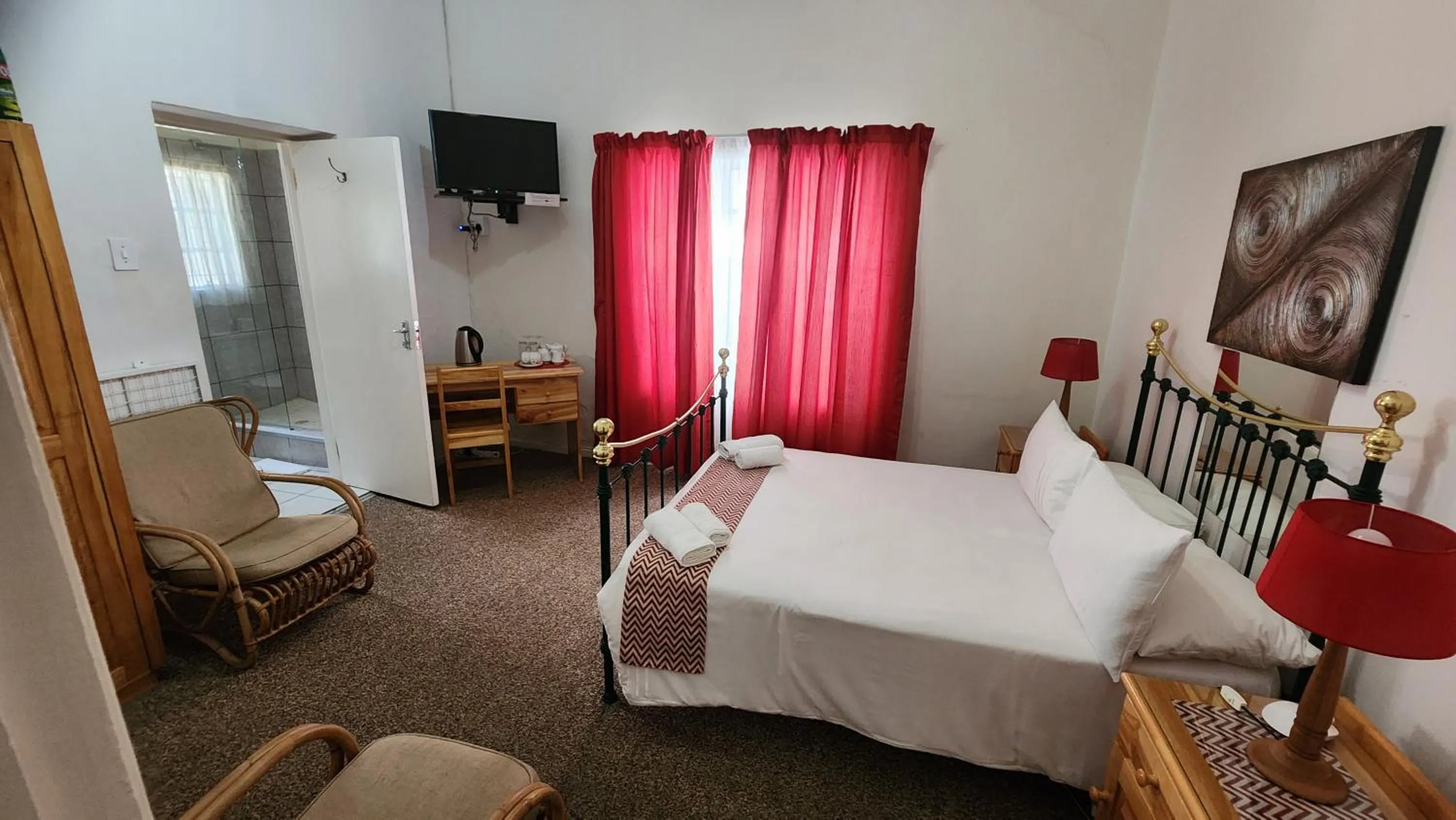 Bedroom, Bed in Country Village