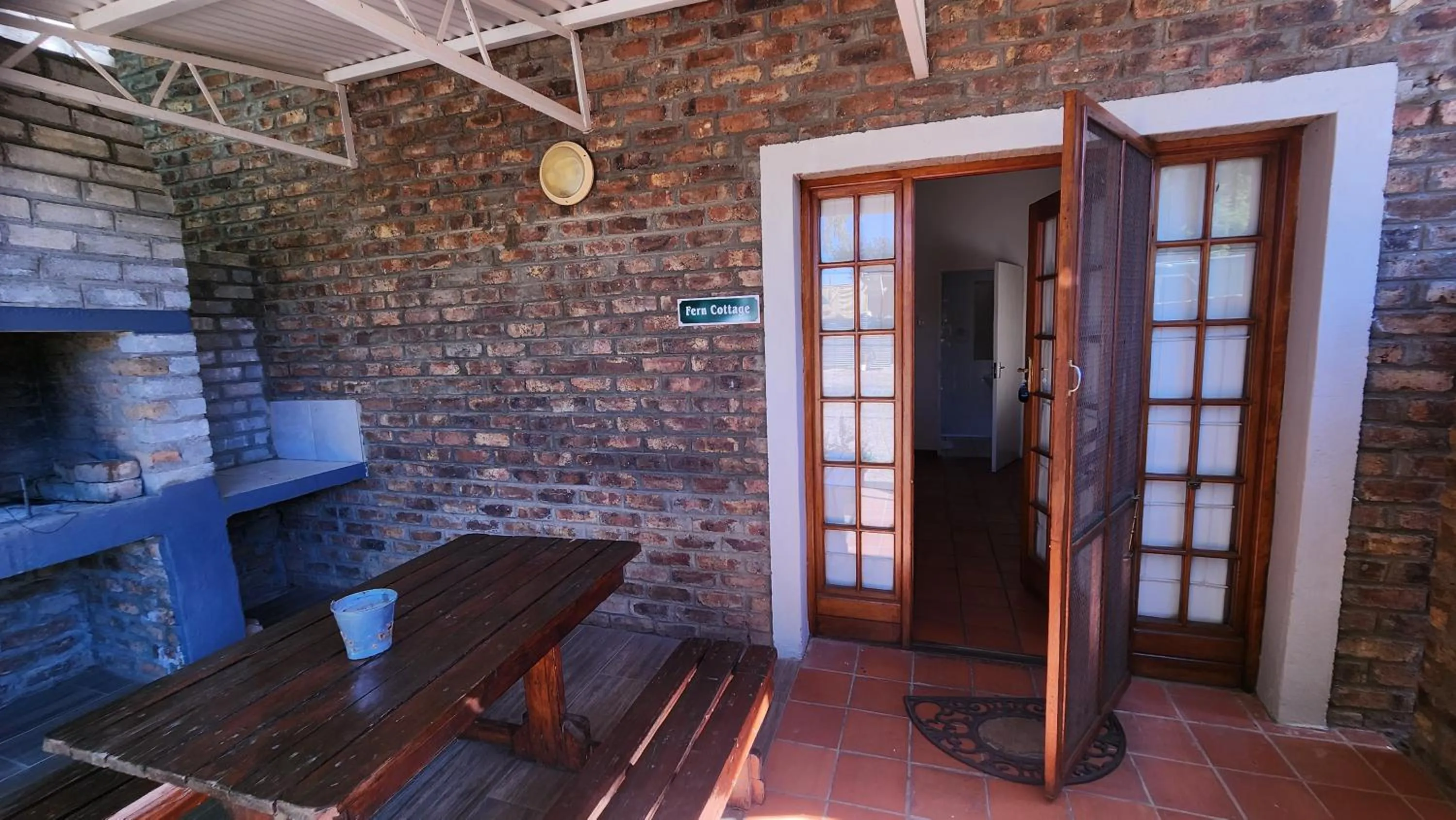 Patio in Country Village