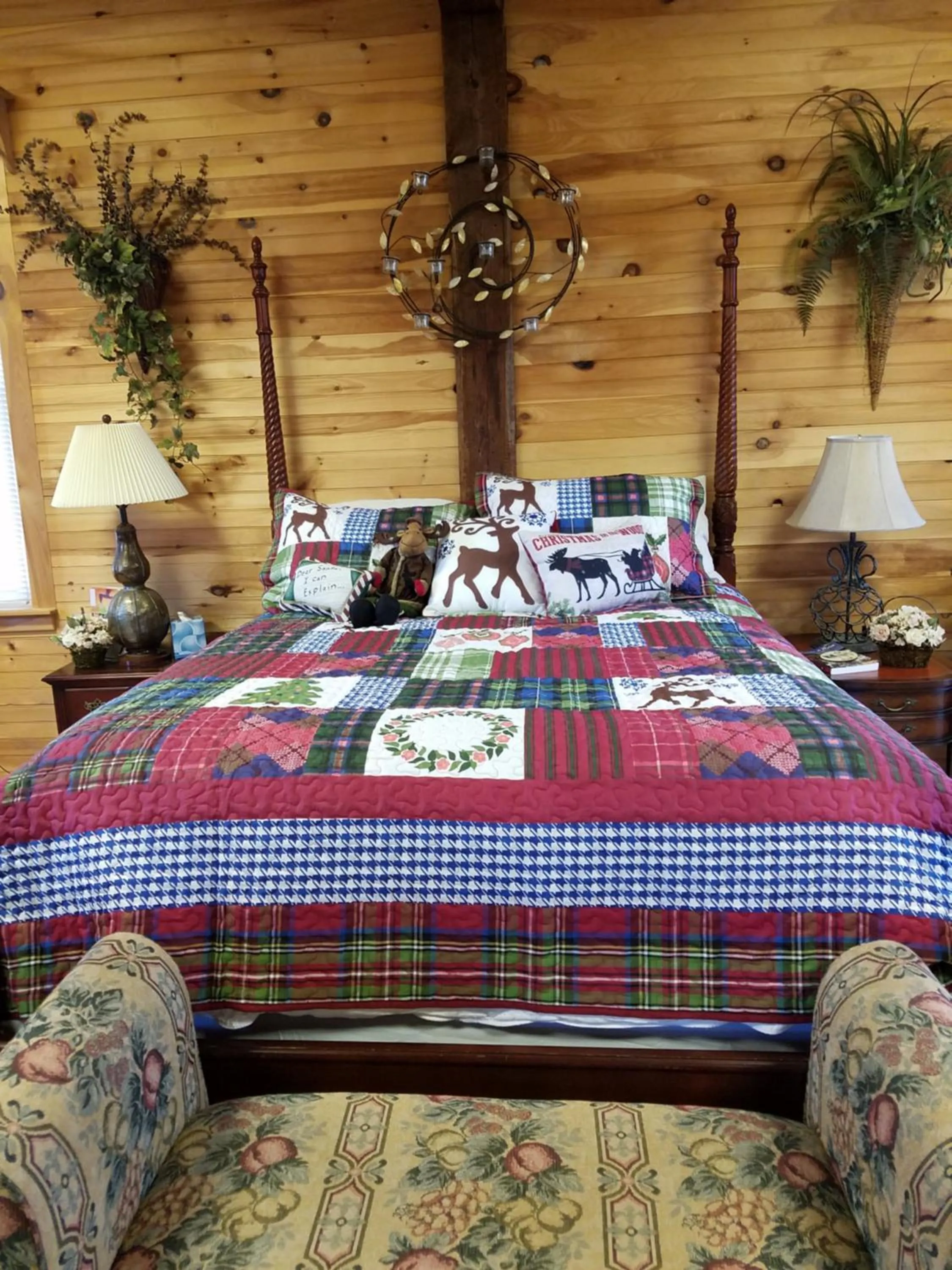 Bed in The Perkins House