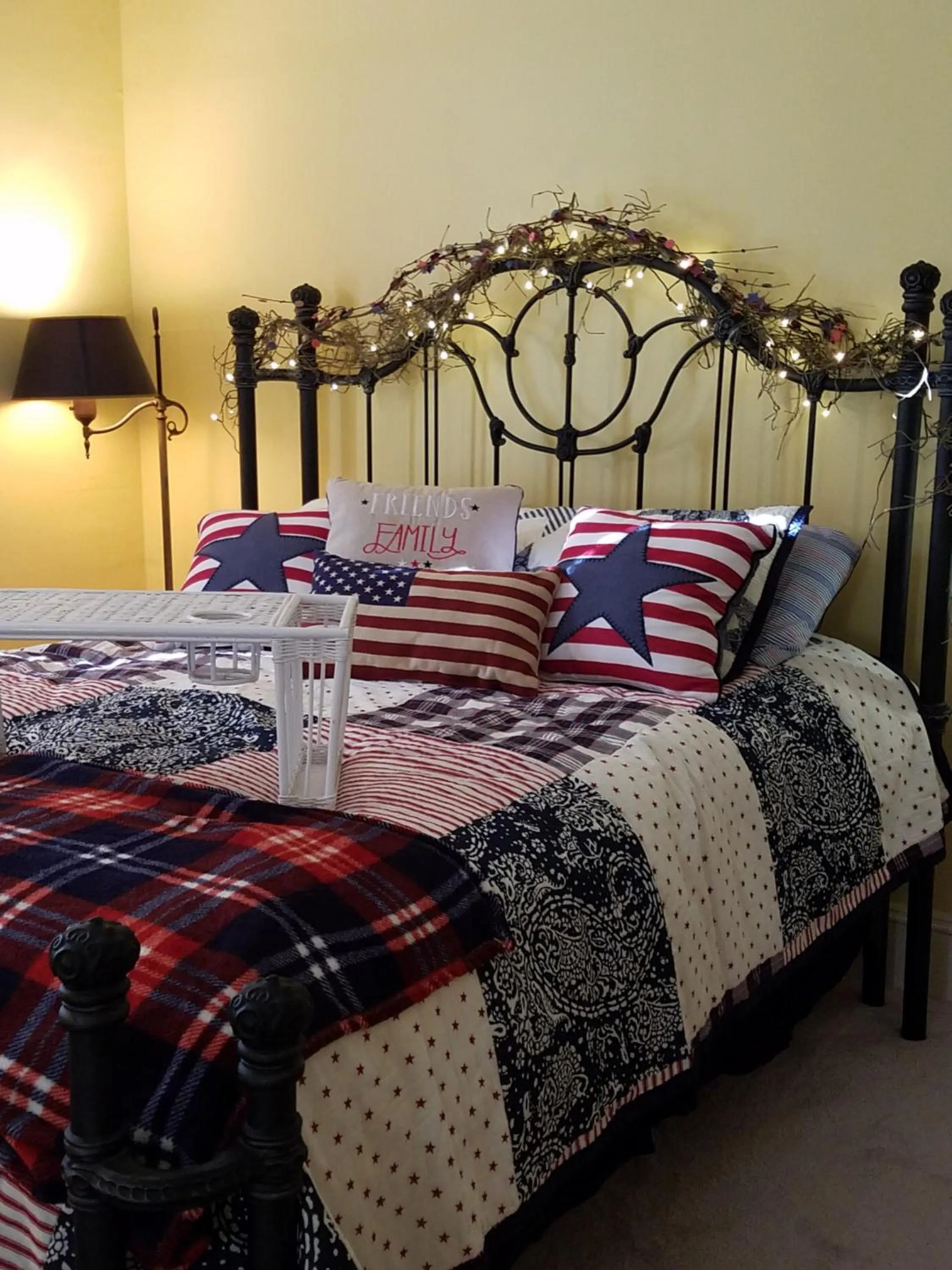 Bed in The Perkins House