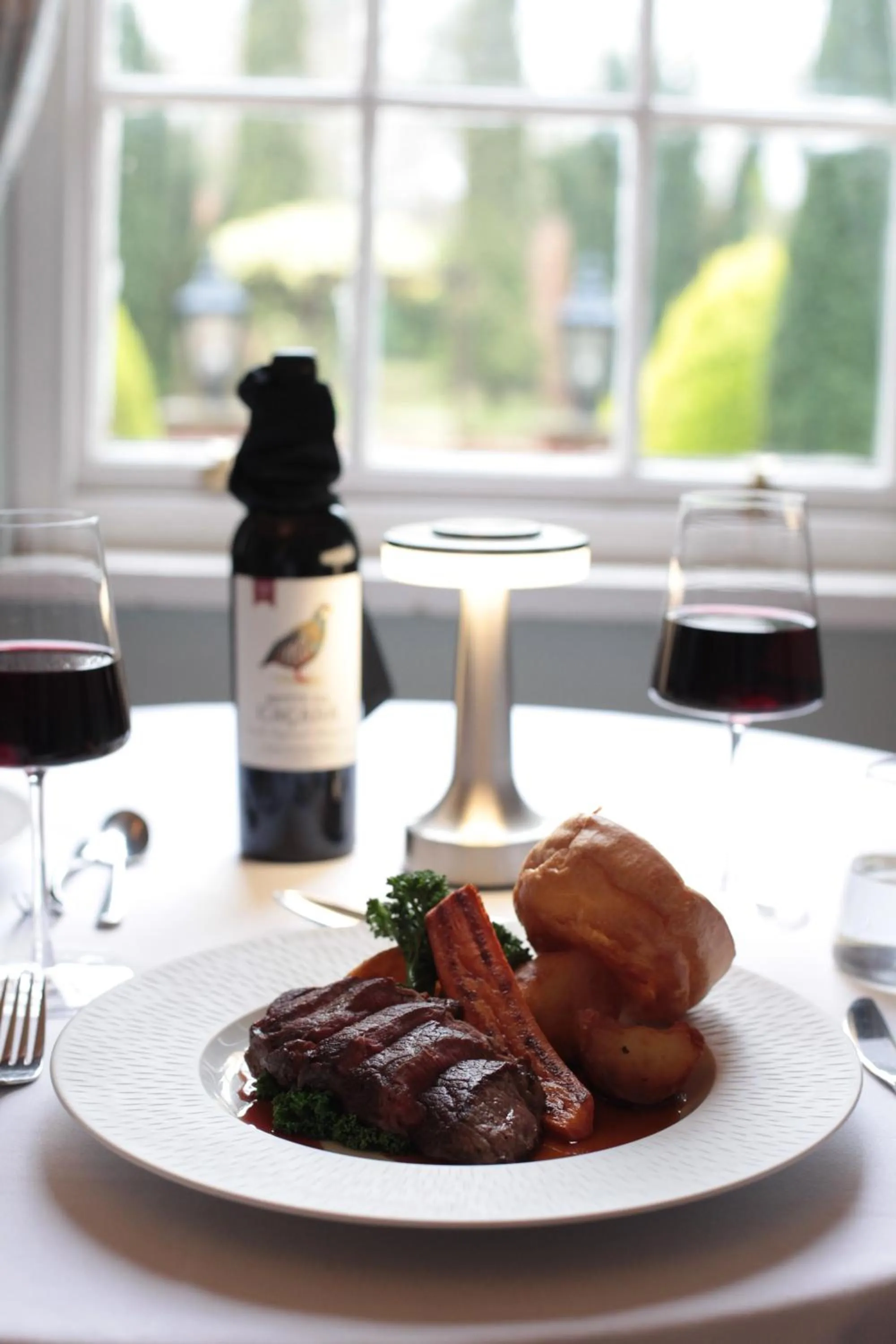 Restaurant/places to eat in Nunsmere Hall Hotel