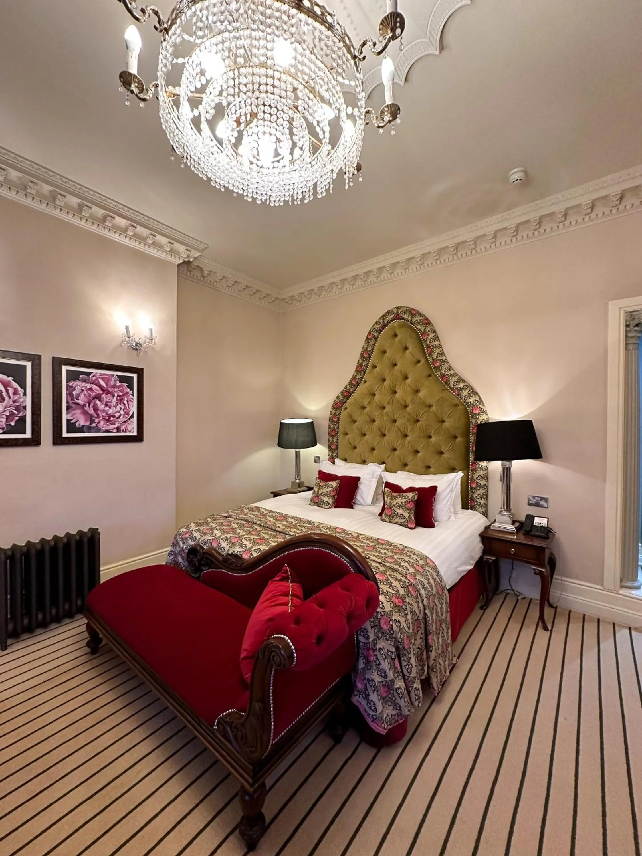 Bed in Nunsmere Hall Hotel