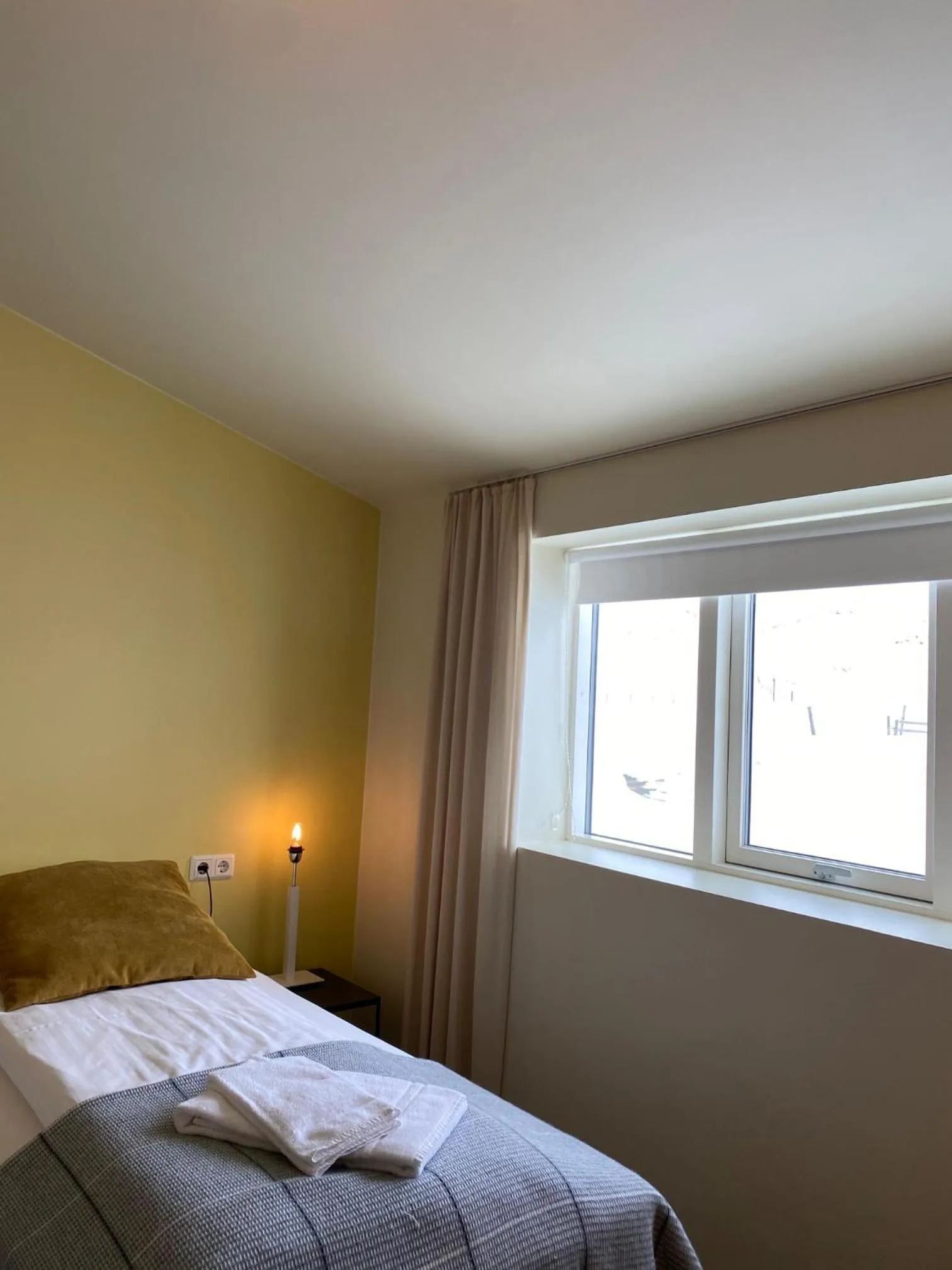 Bedroom, Bed in Fljótsbakki Hotel