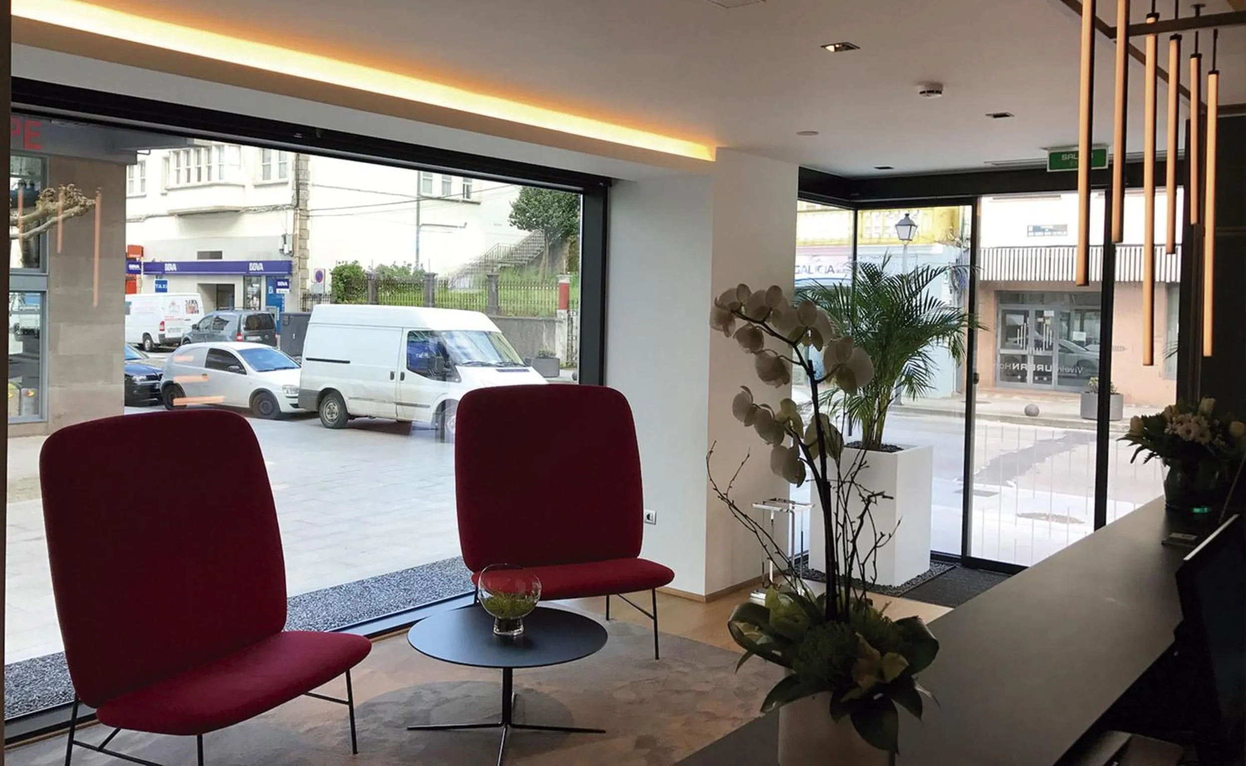 Lobby or reception in Hotel U Viveiro