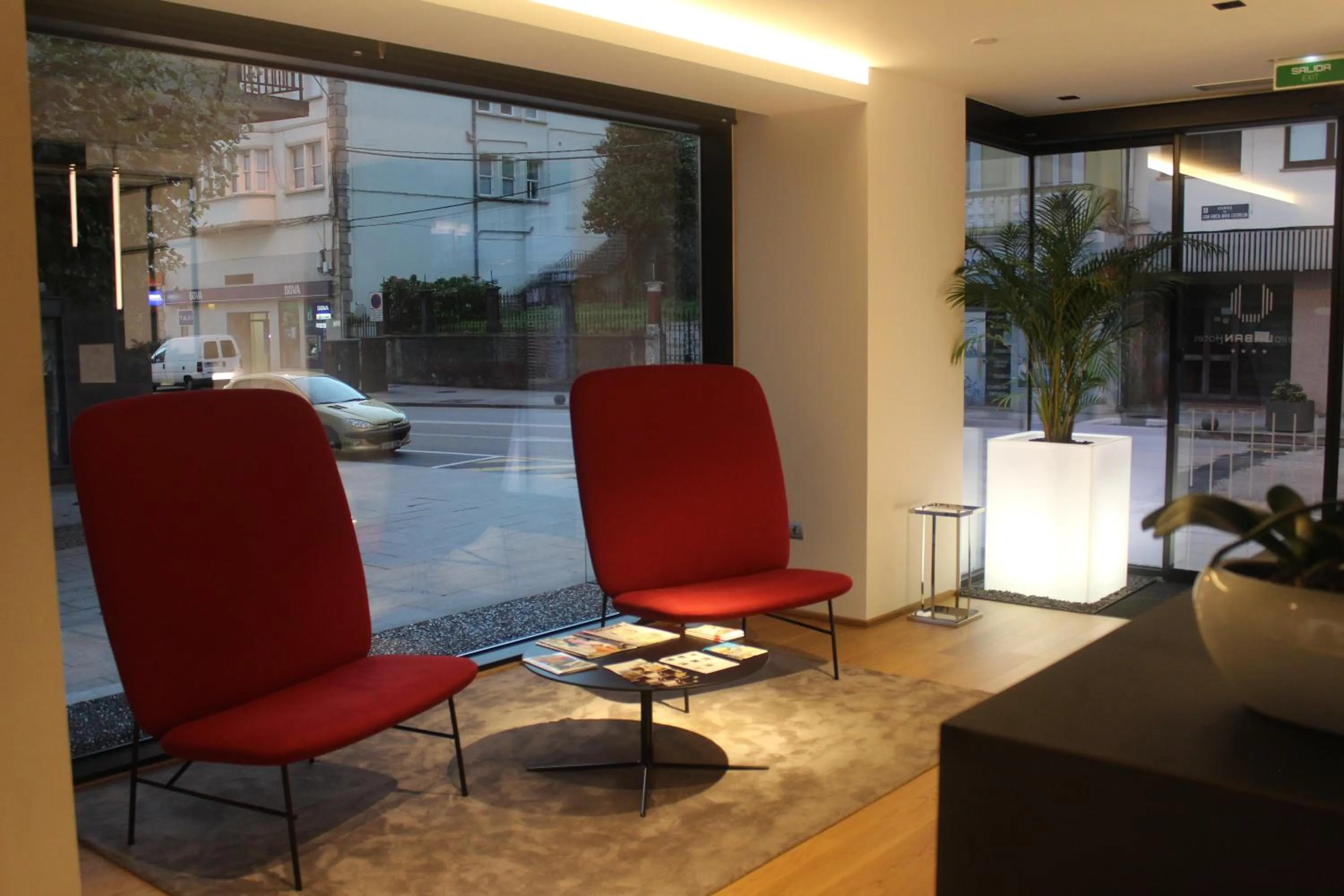 Lobby or reception in Hotel U Viveiro