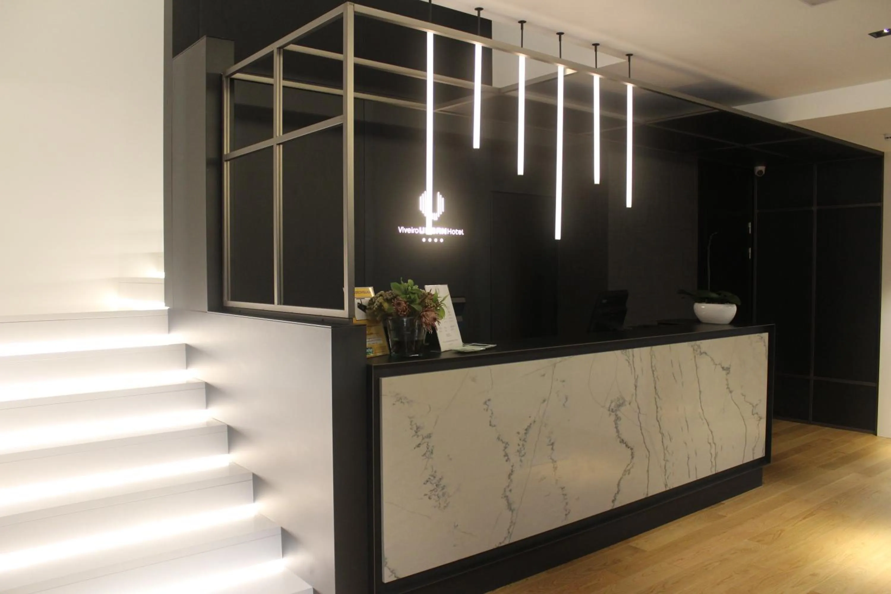 Lobby or reception in Hotel U Viveiro