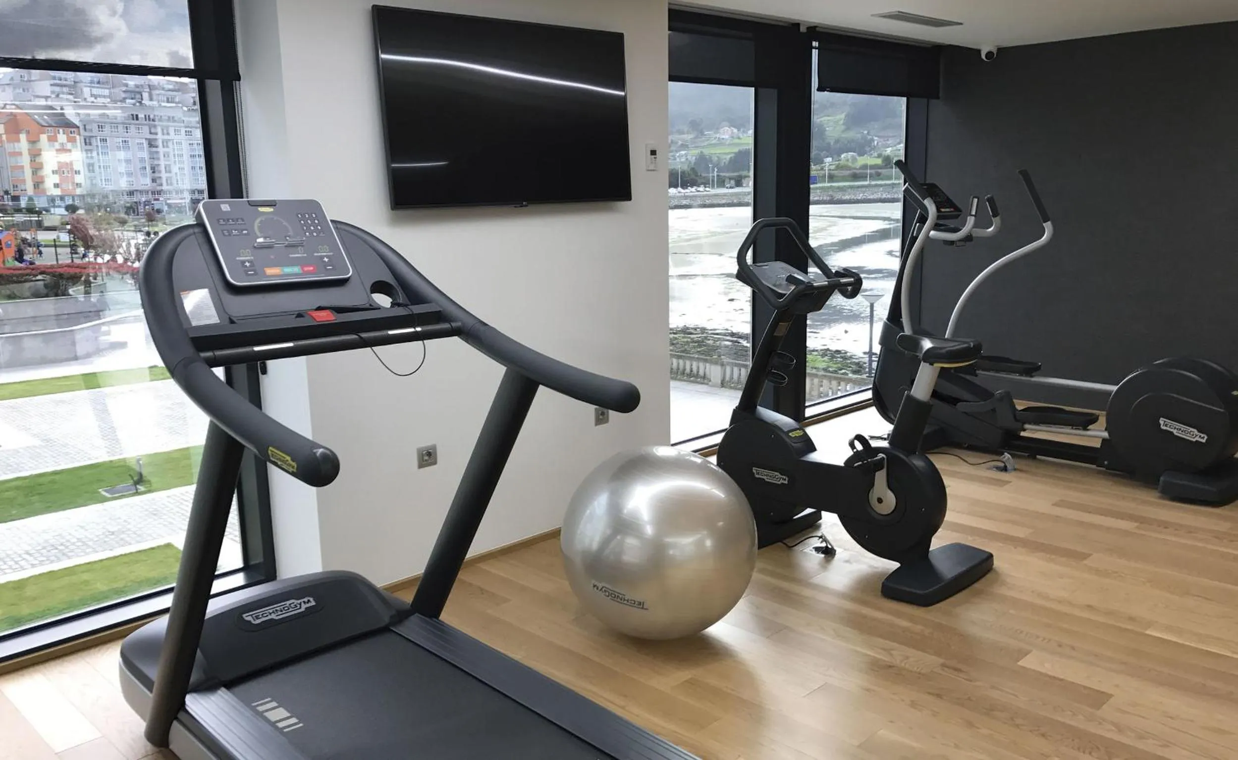 Fitness centre/facilities in Hotel U Viveiro