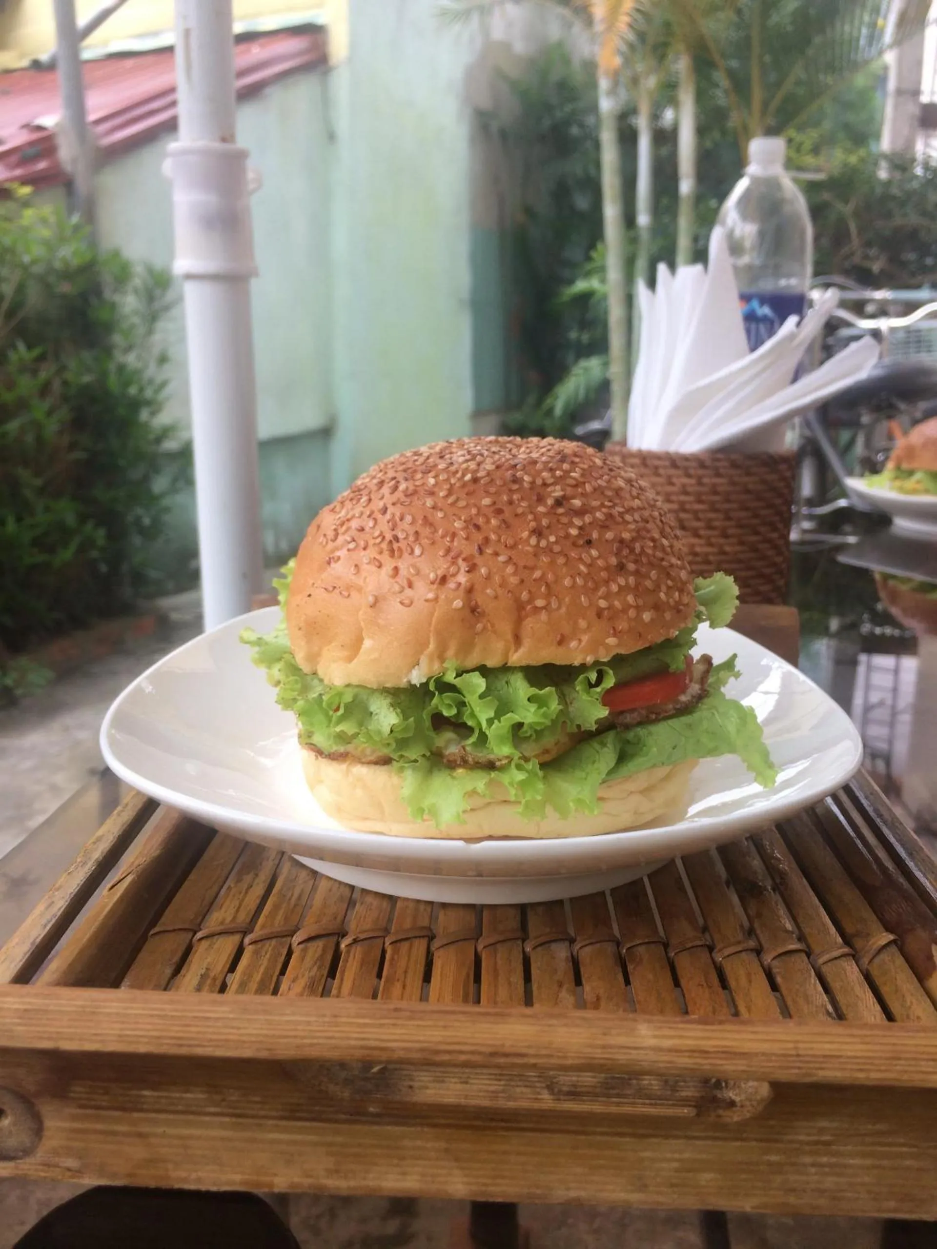Breakfast in Green garden house